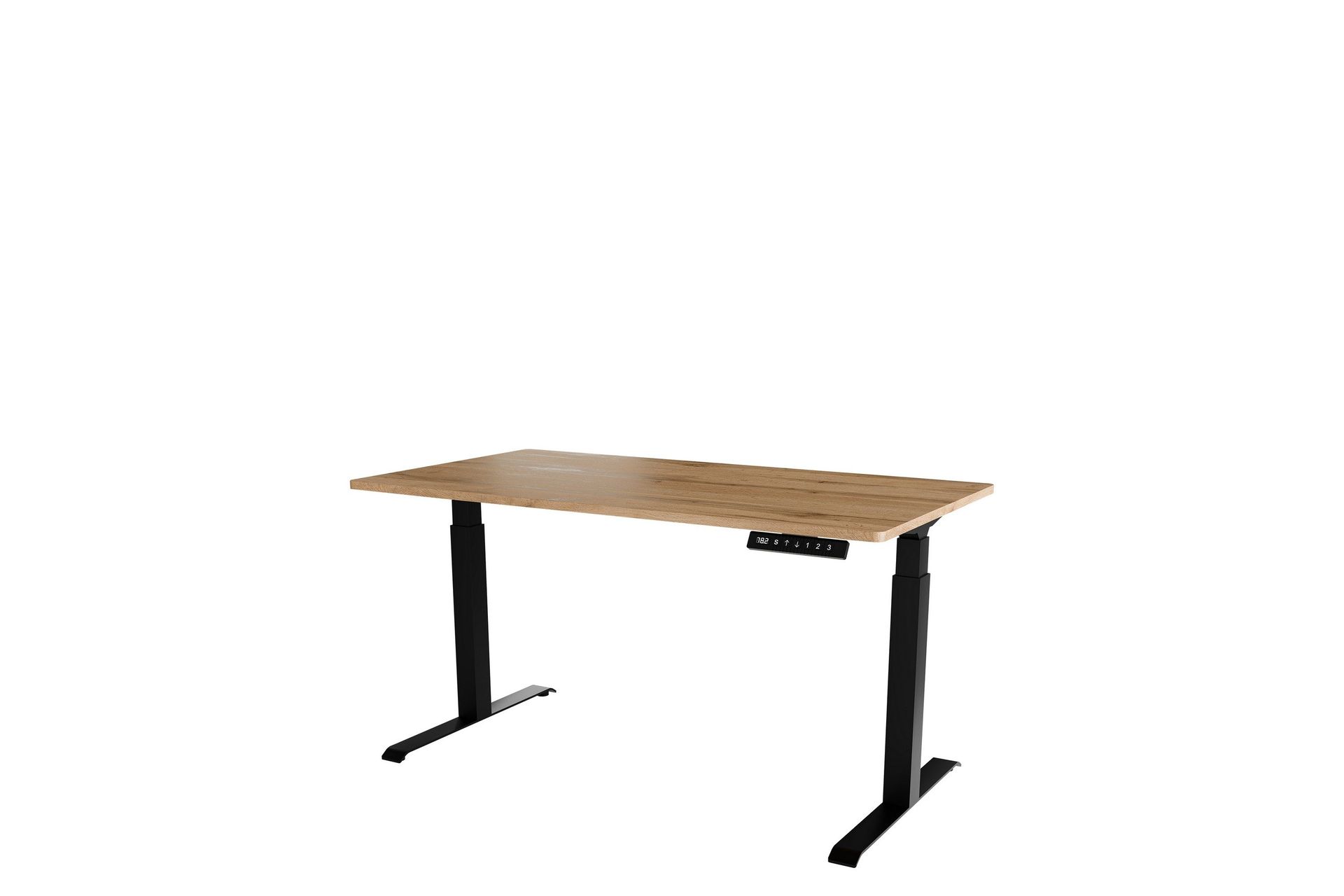 Adrianah Skrivbord 80x150 cm - Brun/Svart