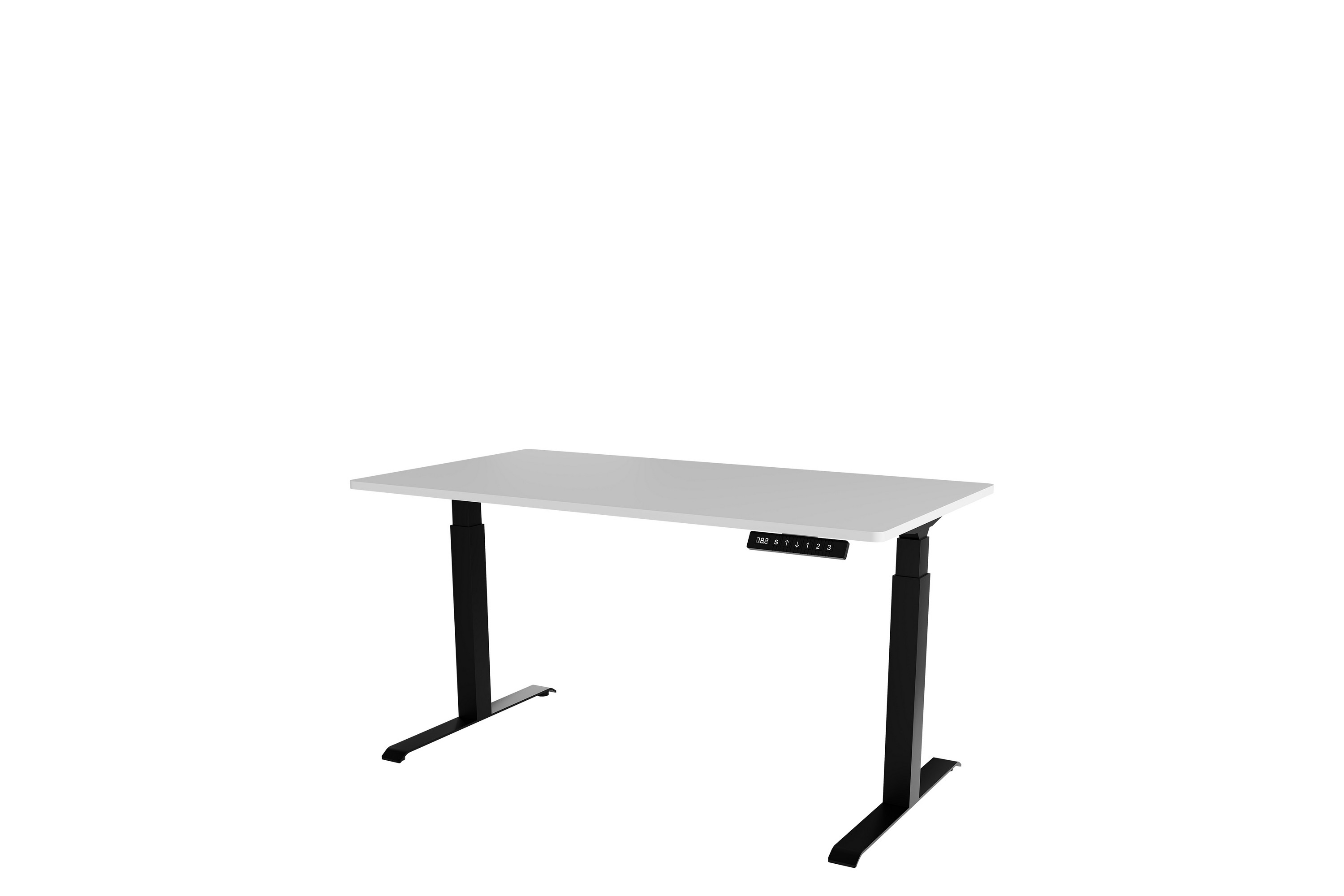 Adrianah Skrivbord 80x150 cm Vit/Svart