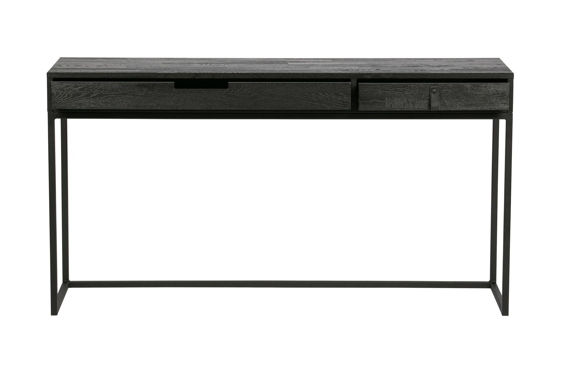 Atila Skrivbord 140 cm med Förvaring Lådor - Ek/Svart