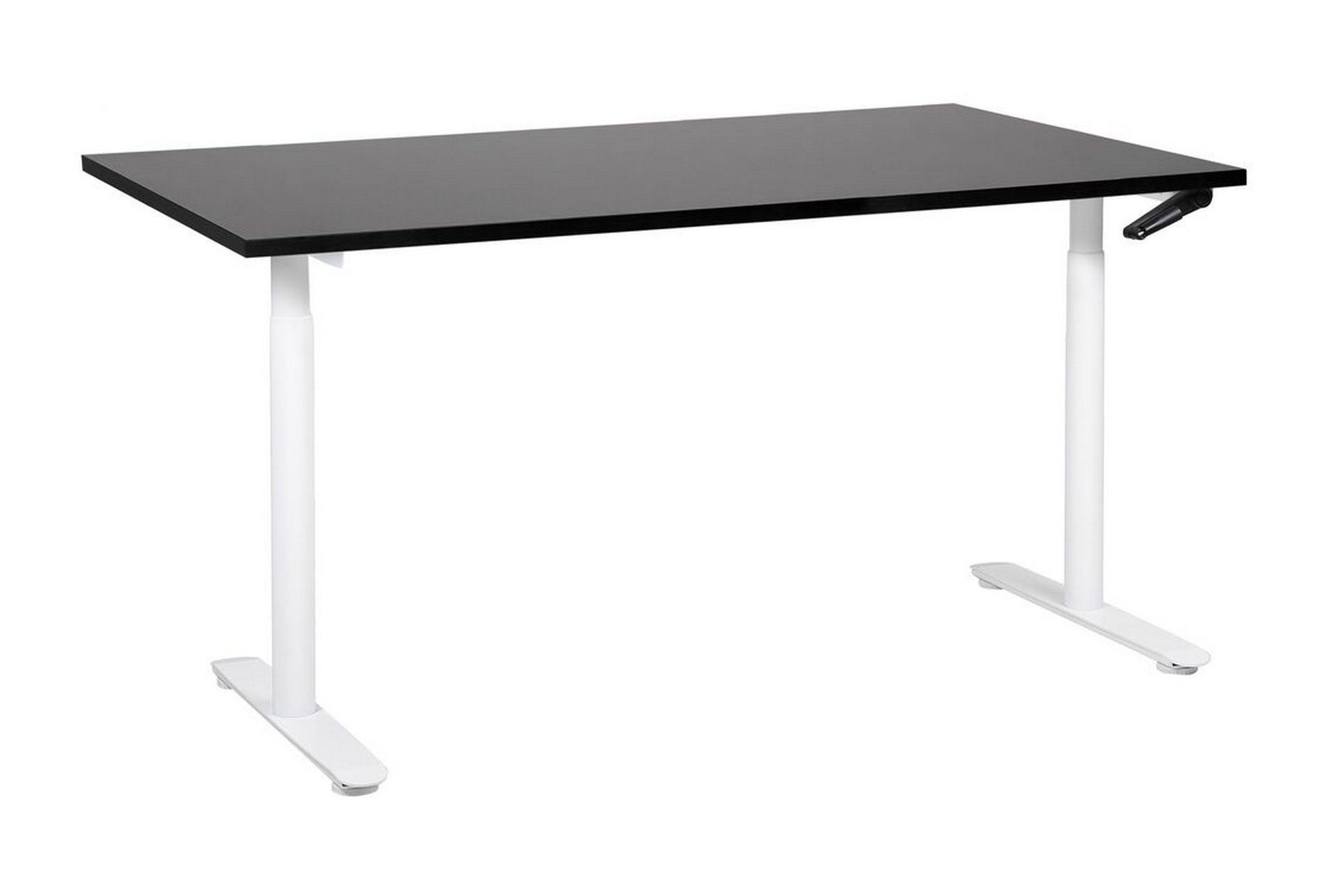 Banner Skrivbord 72x160 cm - Svart/Vit