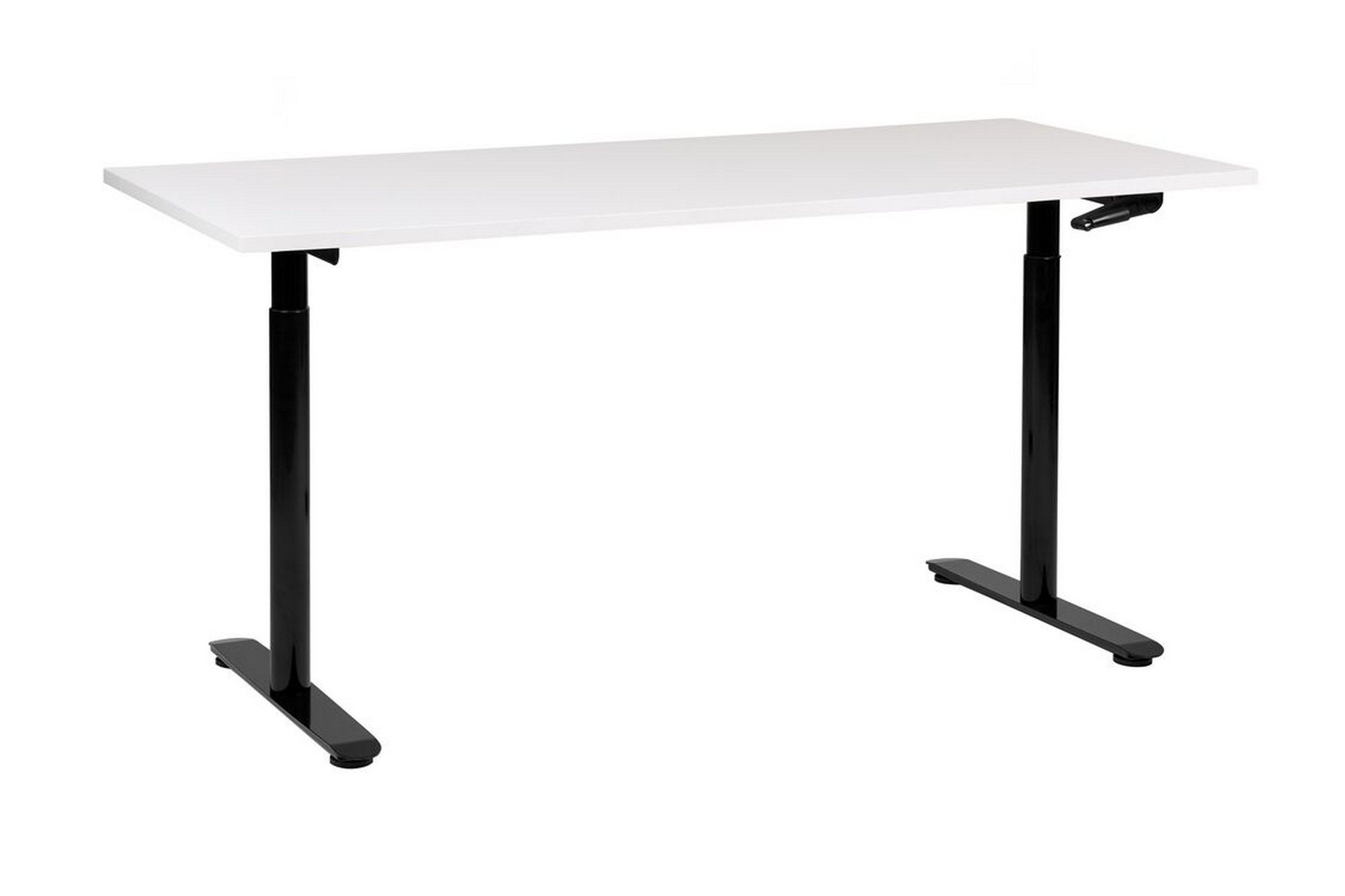 Banner Skrivbord 72x160 cm Vit/Svart