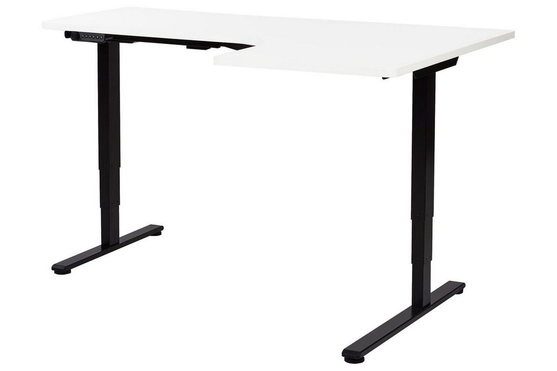 Bina Skrivbord 109x160 cm - Svart/Vit