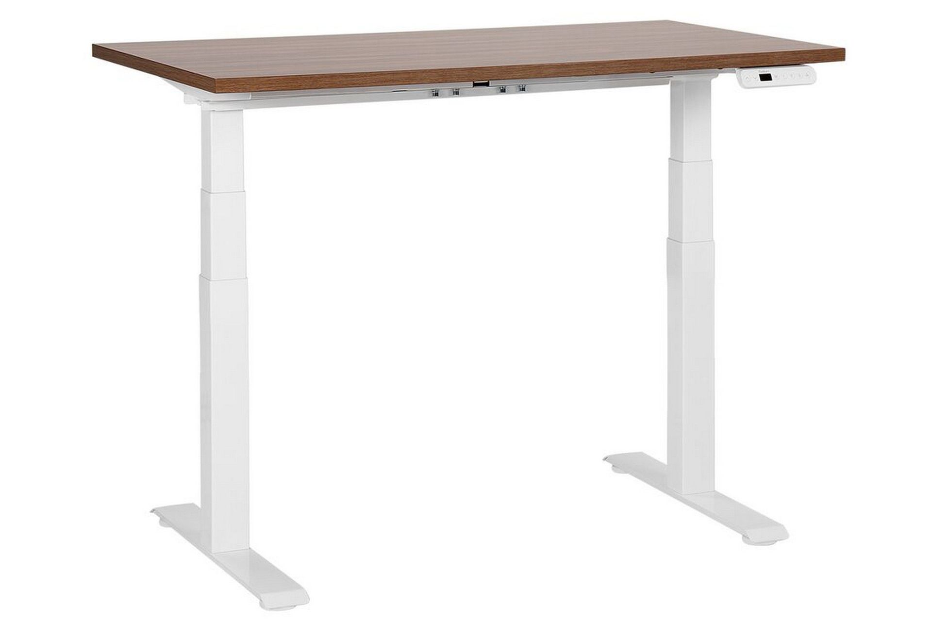 Bina Skrivbord 72x120 cm - M&ouml;rkt tr&auml;/Vit