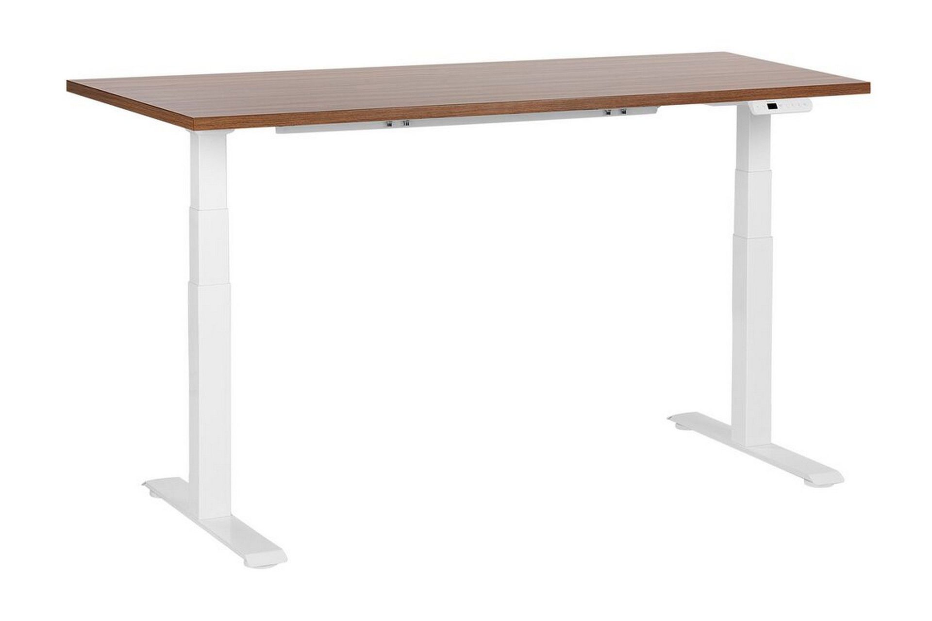 Bina Skrivbord 72x160 cm - M&ouml;rkt tr&auml;/Vit