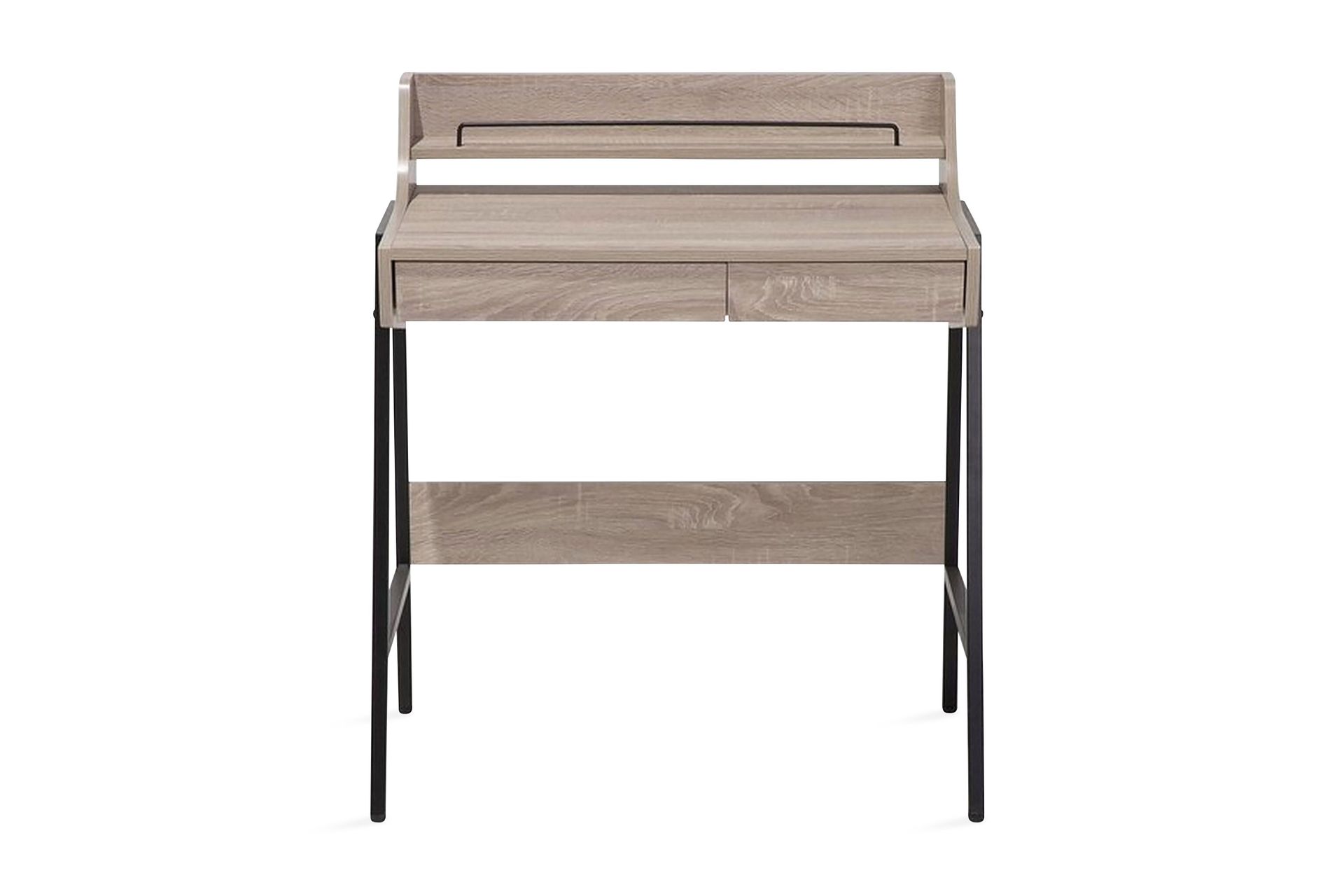 Broxtona Skrivbord 77 cm med Förvaring - Trä/Natur