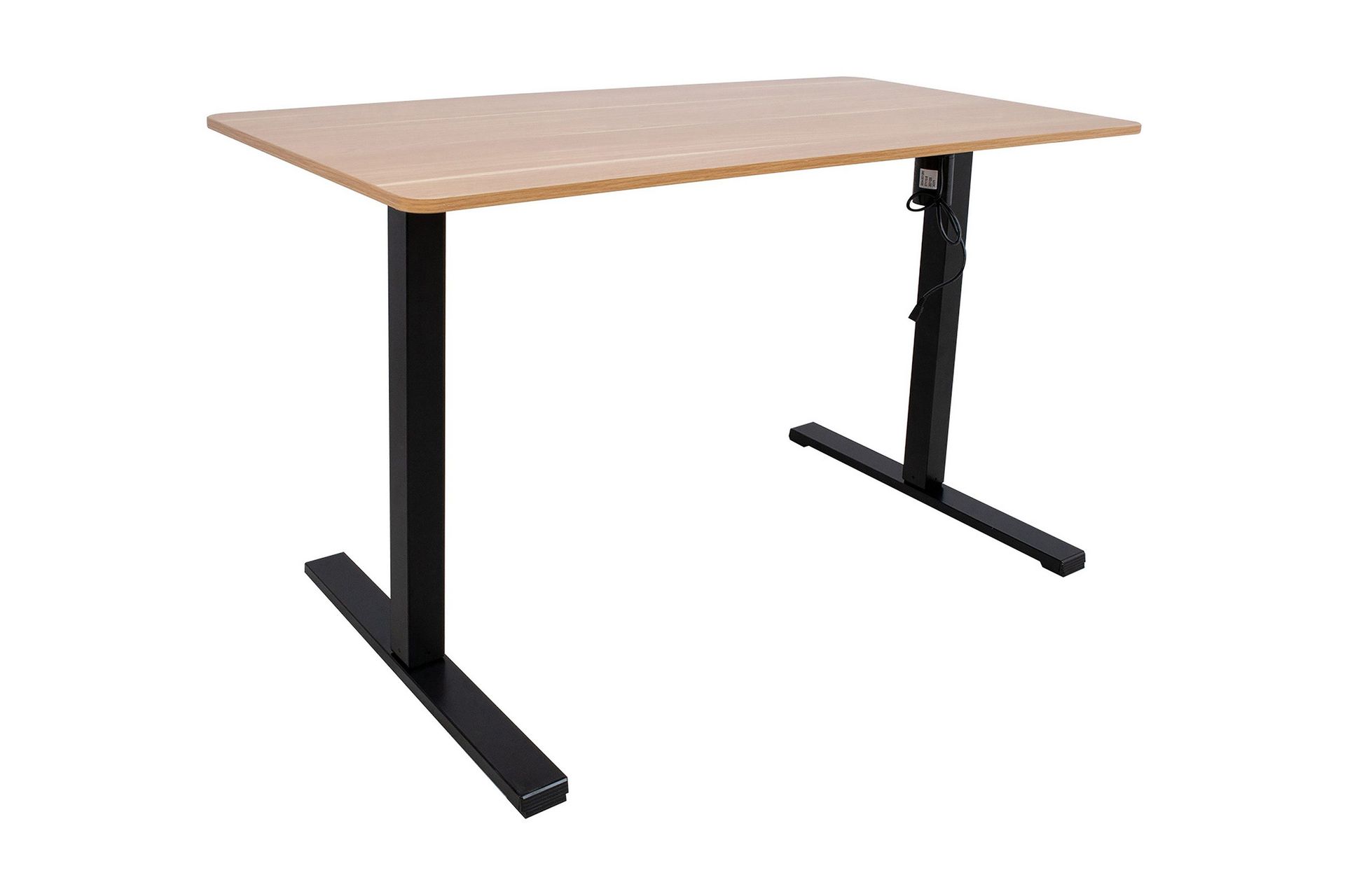Ergo Optimal Skrivbord med motor 140x70 cm Trä/Svart -