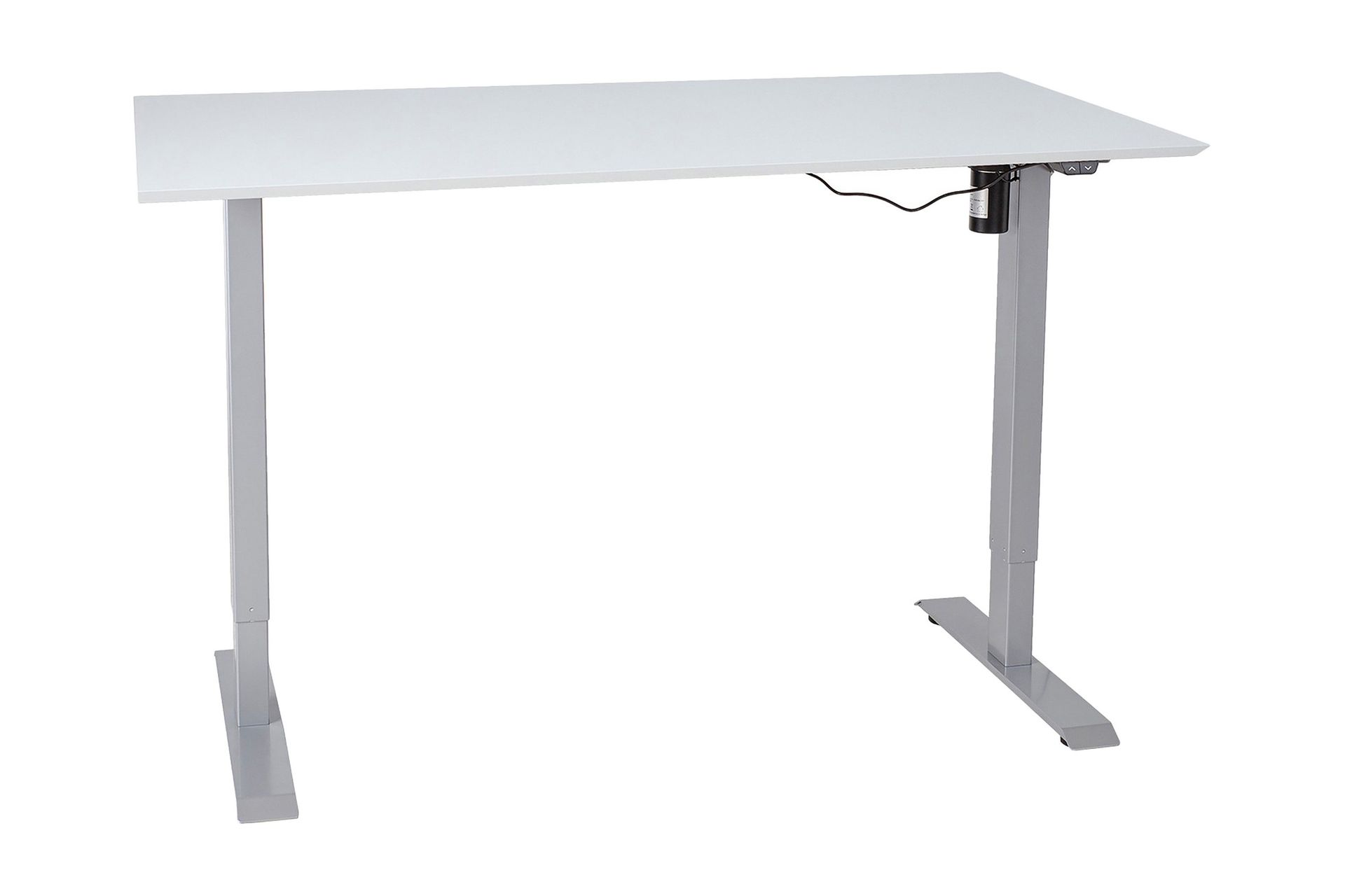 Ergosum 1 Skrivbord 160 cm Höj-och Sänkbar Elektrisk - Gråvit