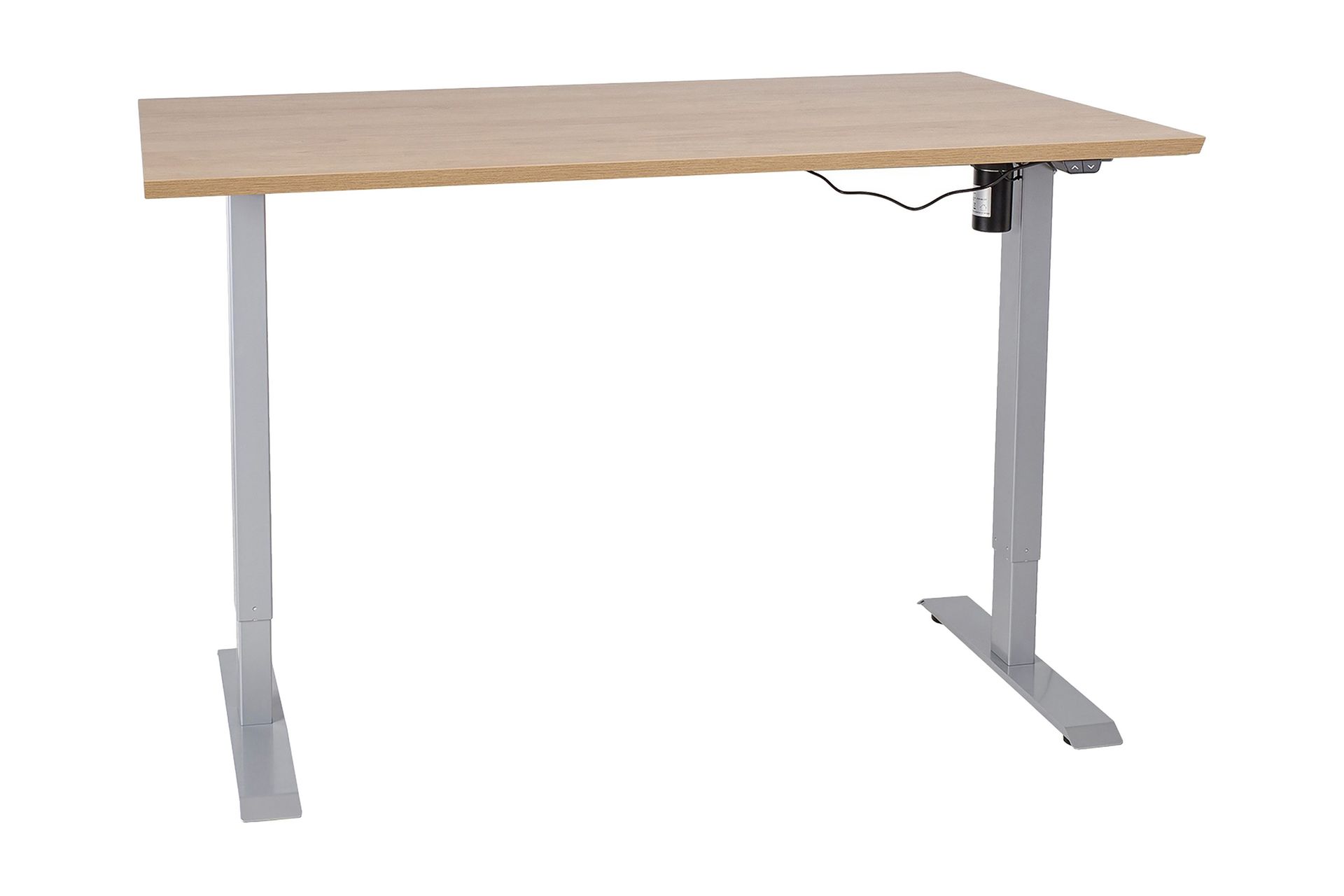 Ergosum 1 Skrivbord 160 cm H&ouml;j-och S&auml;nkbar Elektrisk - Hickory