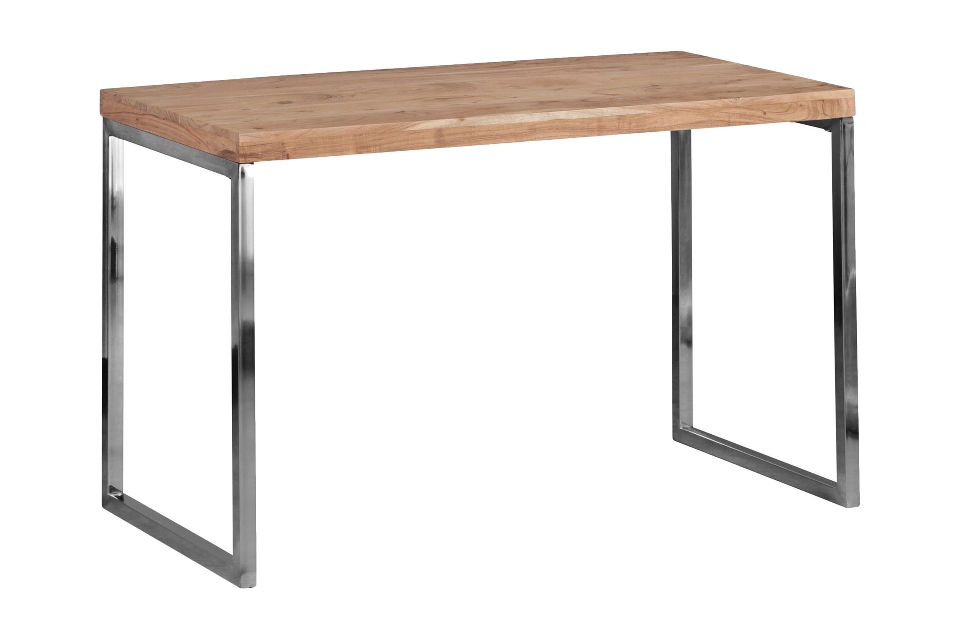 Hayoz Skrivbord 120 cm - Akacia/Krom