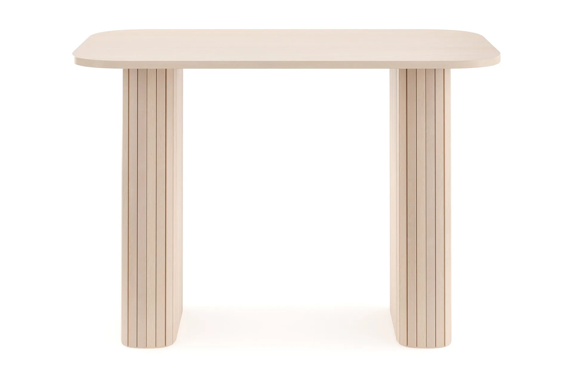 Kopparbo Skrivbord 100 cm Vitlaserad Ek - Ljust vitlaserat ektr&auml;