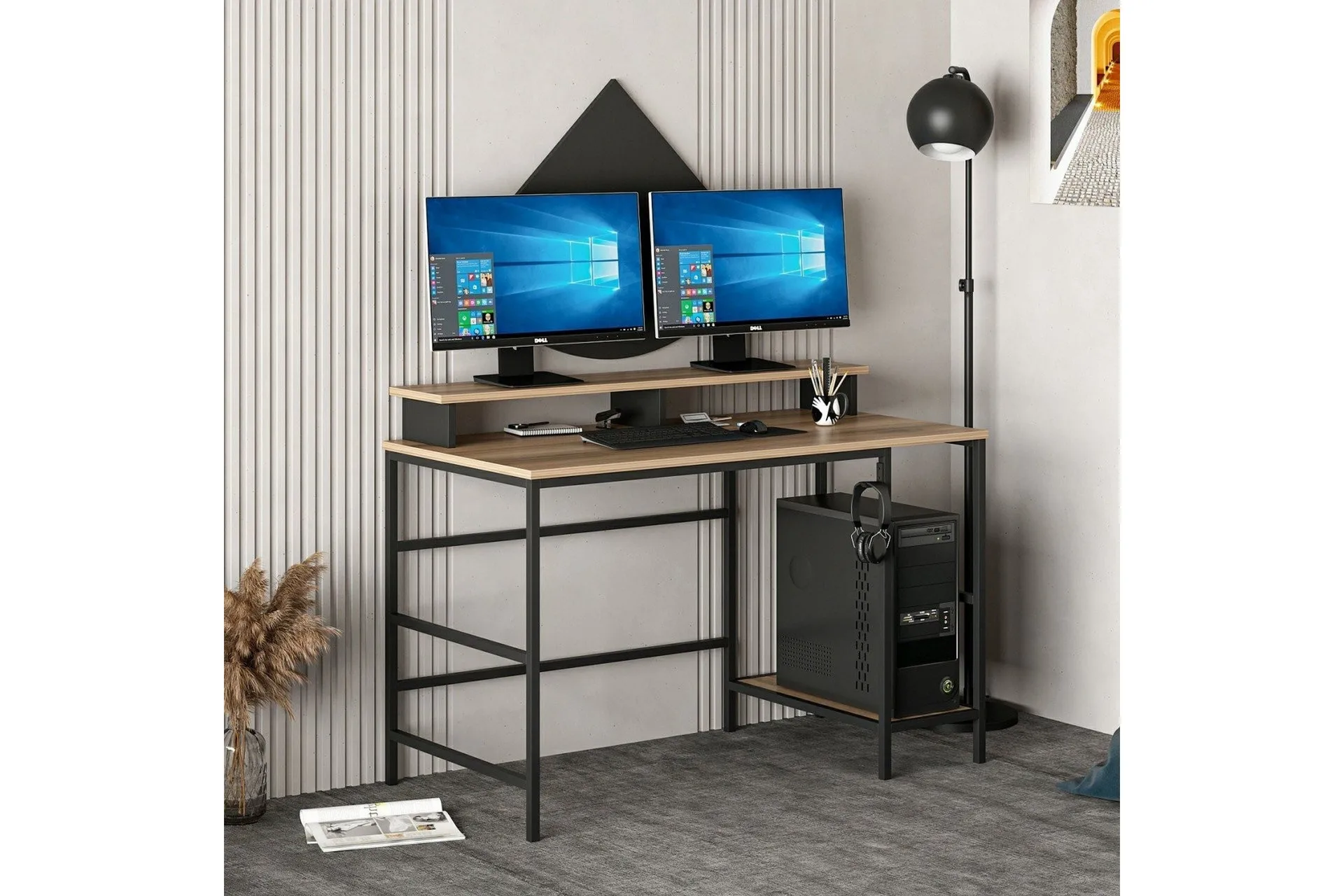 Nafe Skrivbord 120 cm - Brun