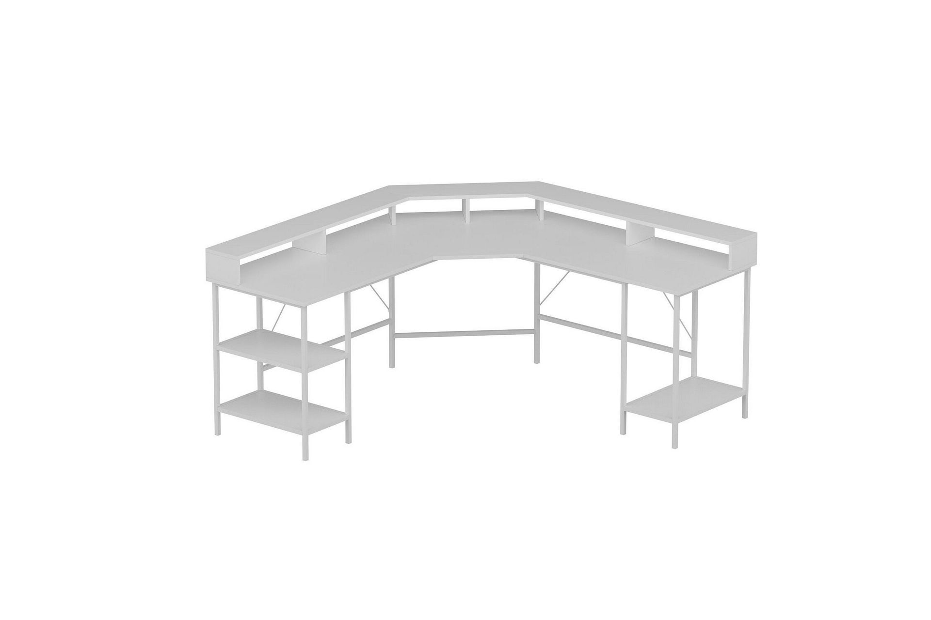 Naina H&ouml;rnskrivbord - Vit