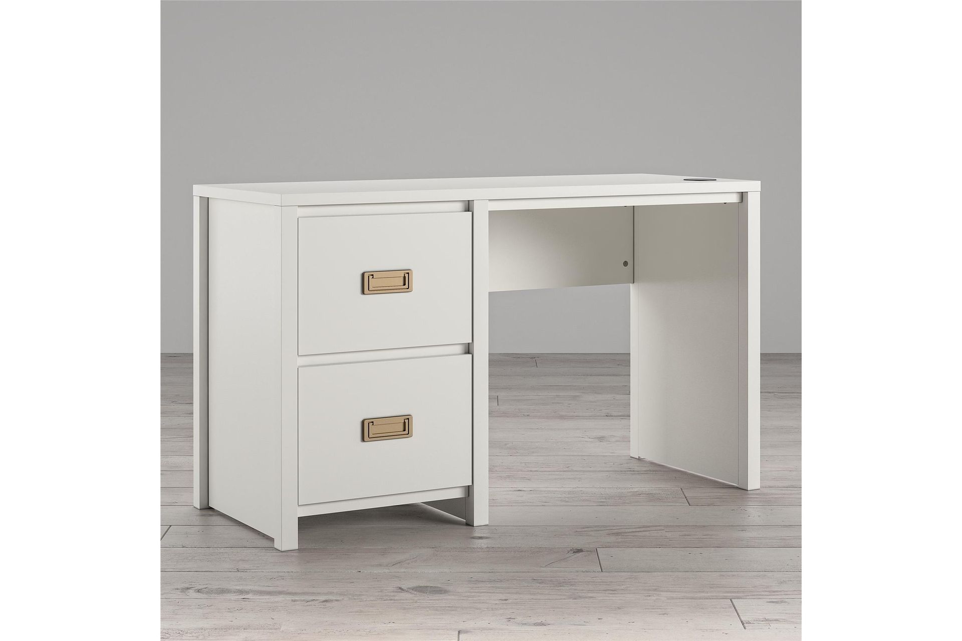 Quincy Skrivbord 120 cm Vit - Queer Eye