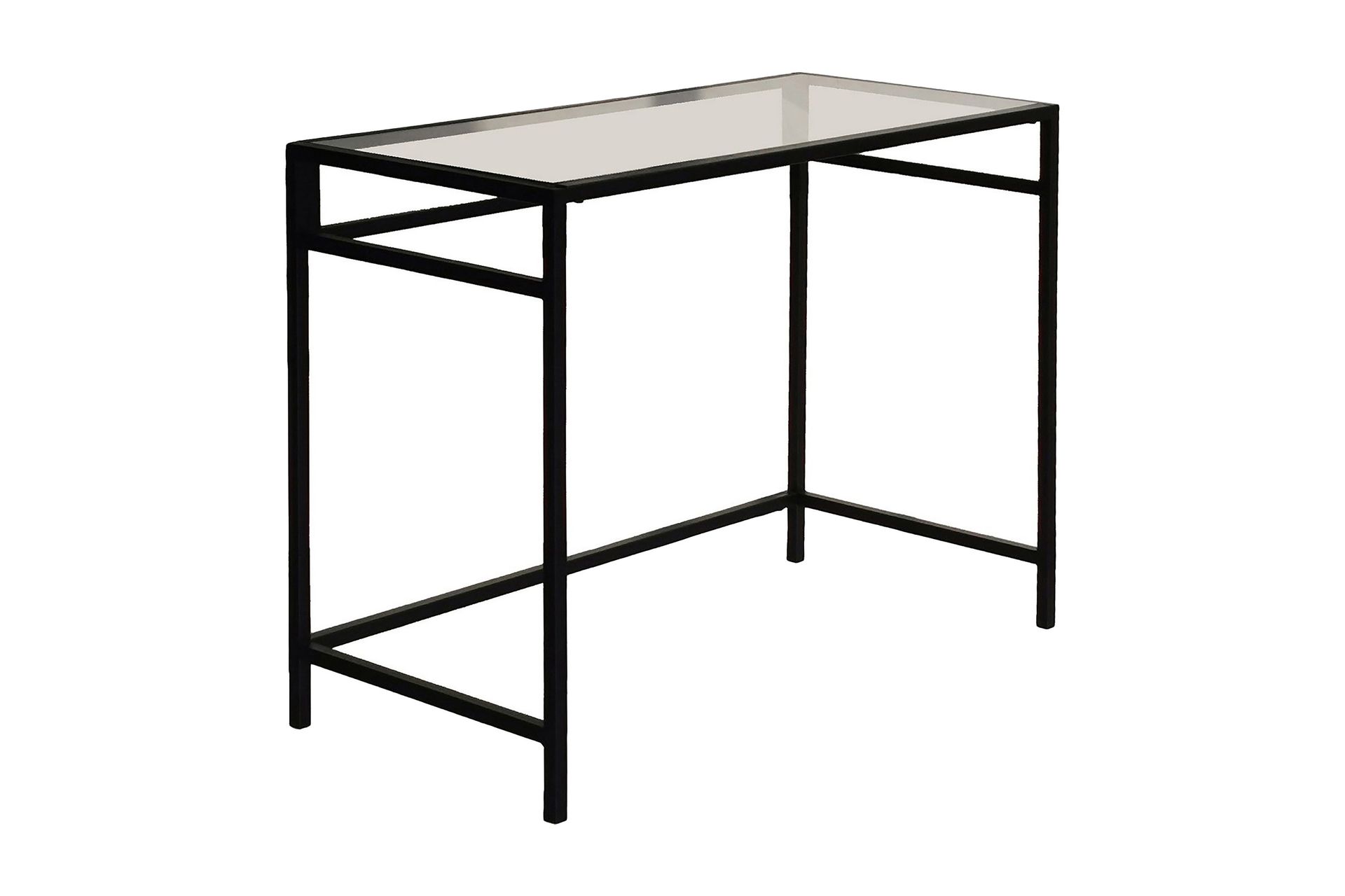 Sabani Skrivbord 100 cm - Glas/Svart