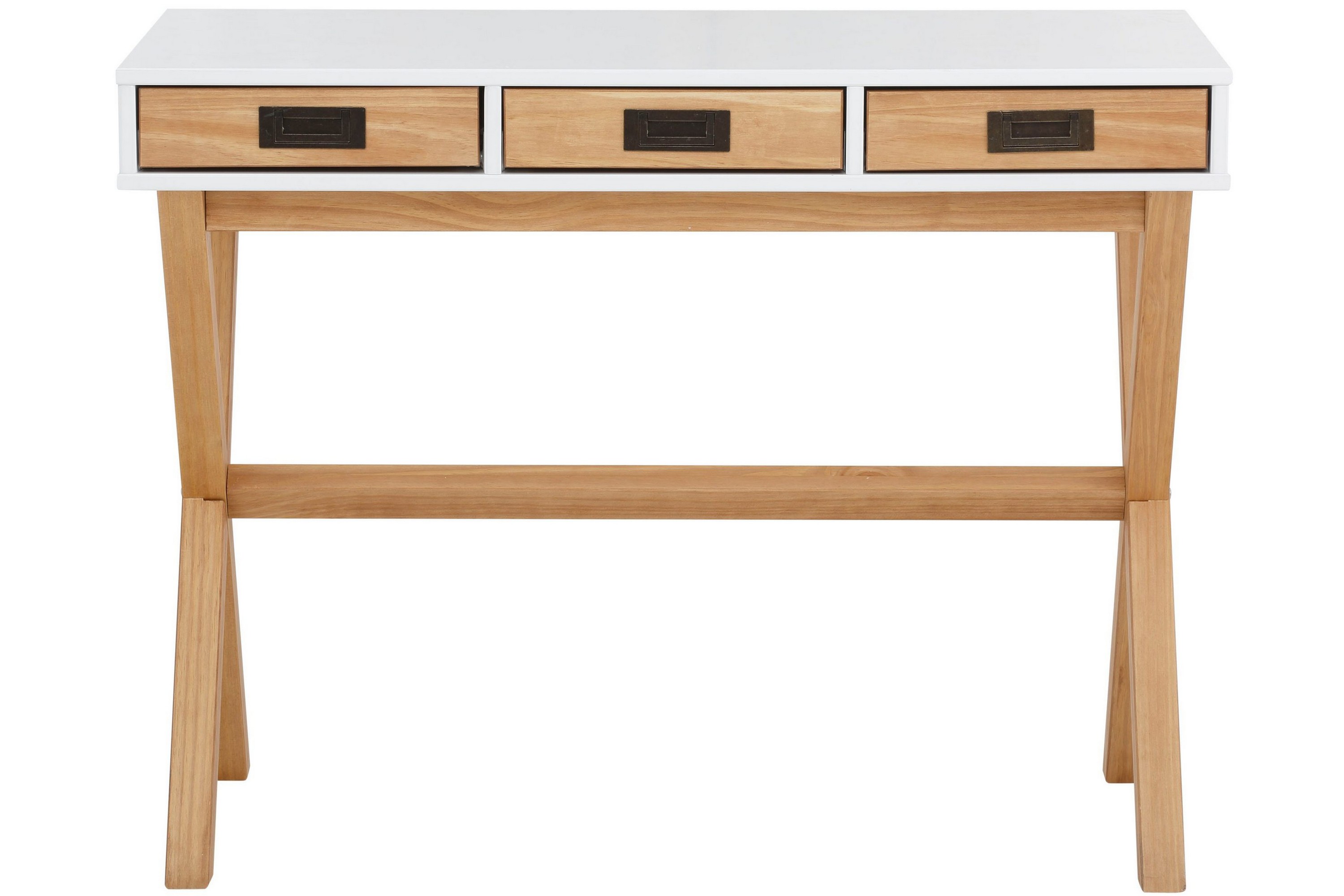 Skrivbord Boughton 100 cm Vit