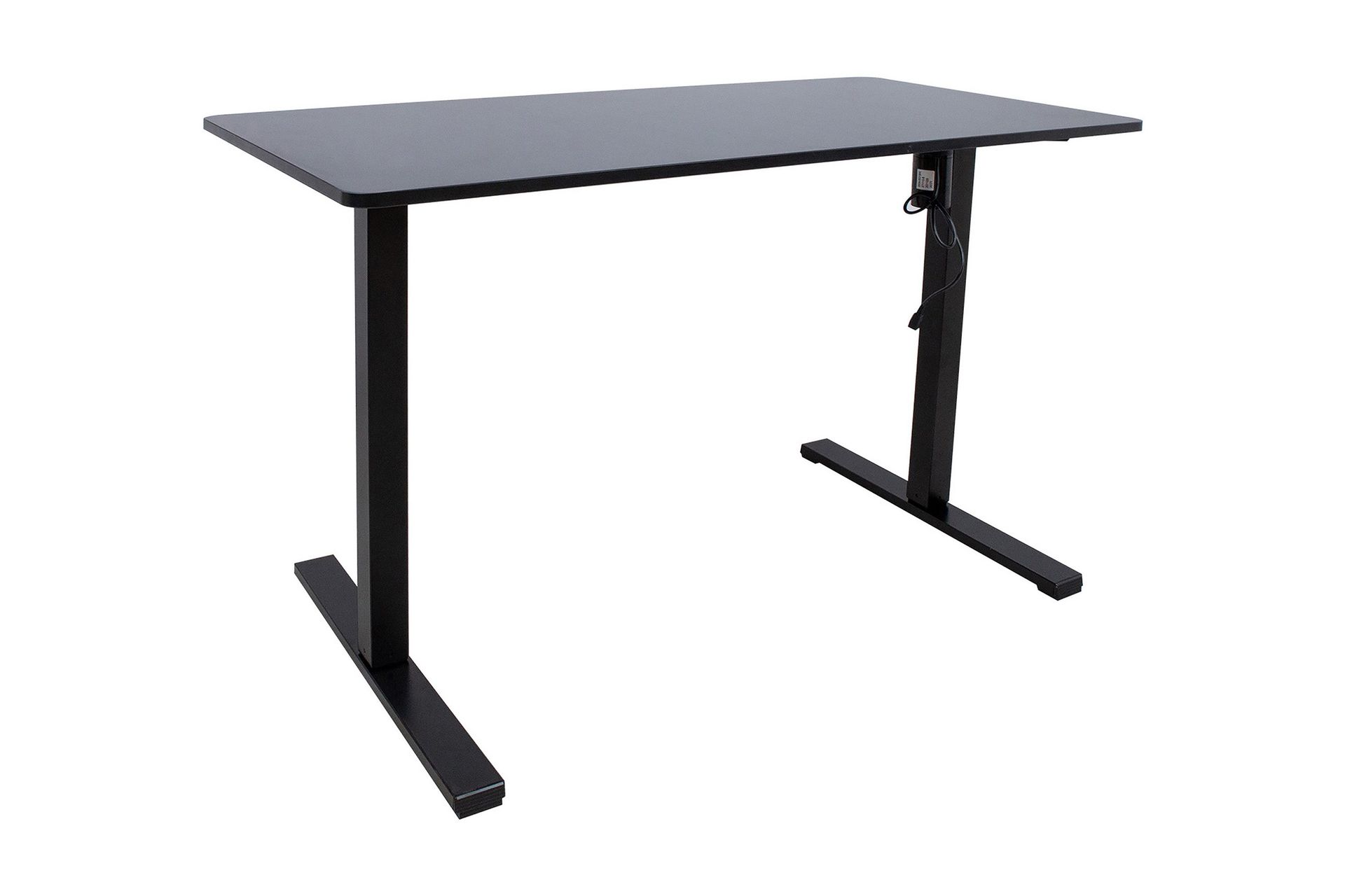 Skrivbord Ergo Optimal med motor 120x60 cm Svart -