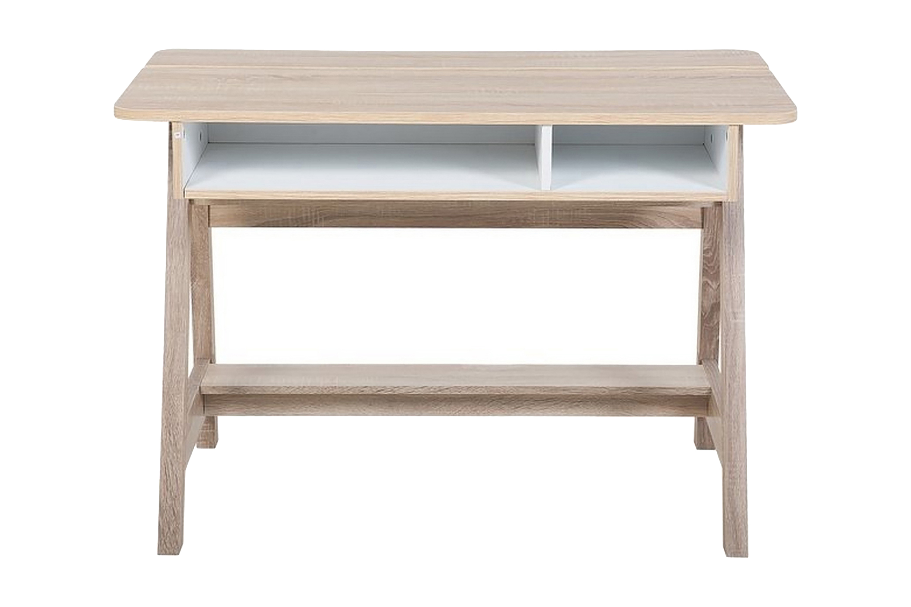 Skrivbord Jackson 110 cm med Förvaring Hylla Vit