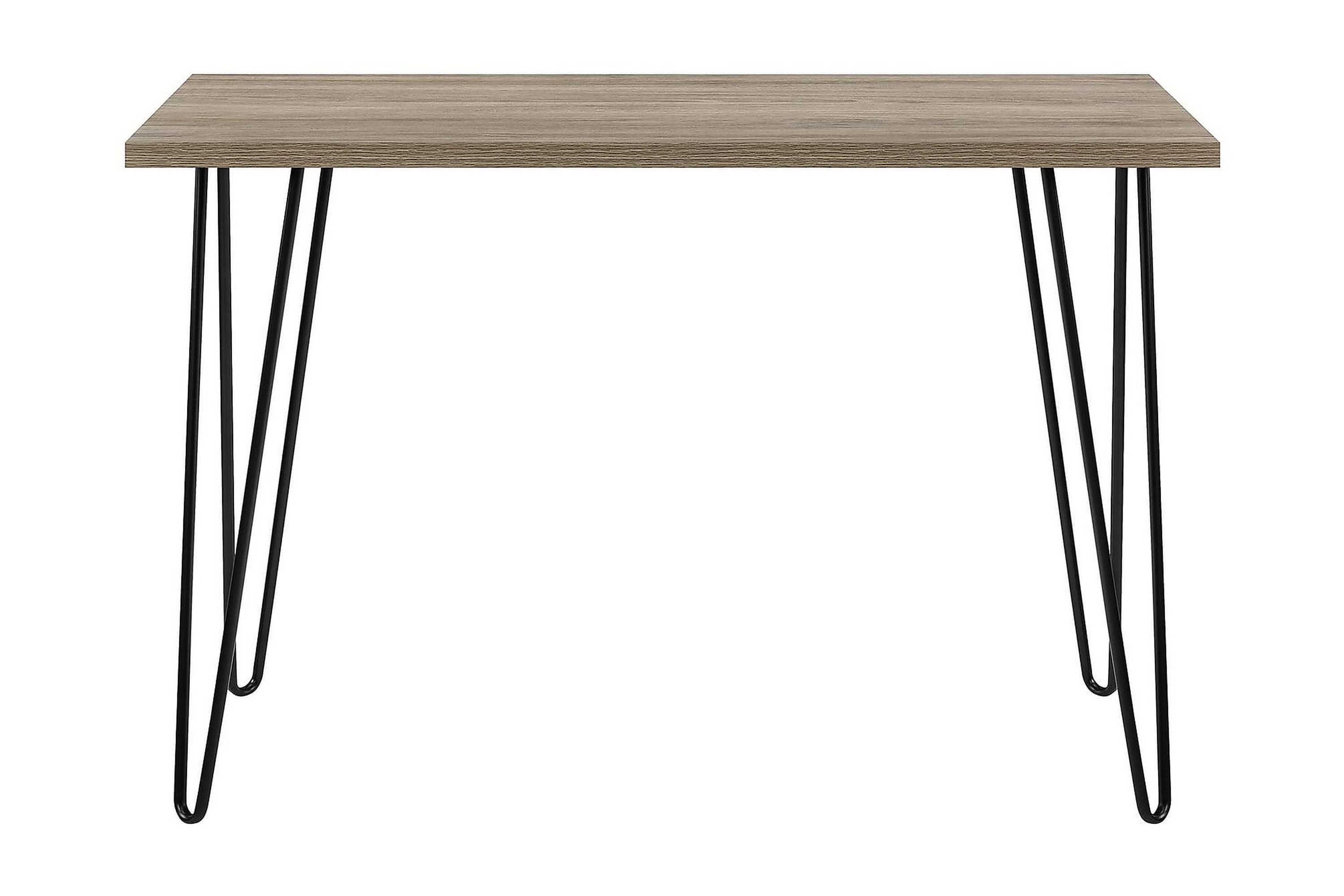 skrivbord owen 102 cm natur/svart - dorel home