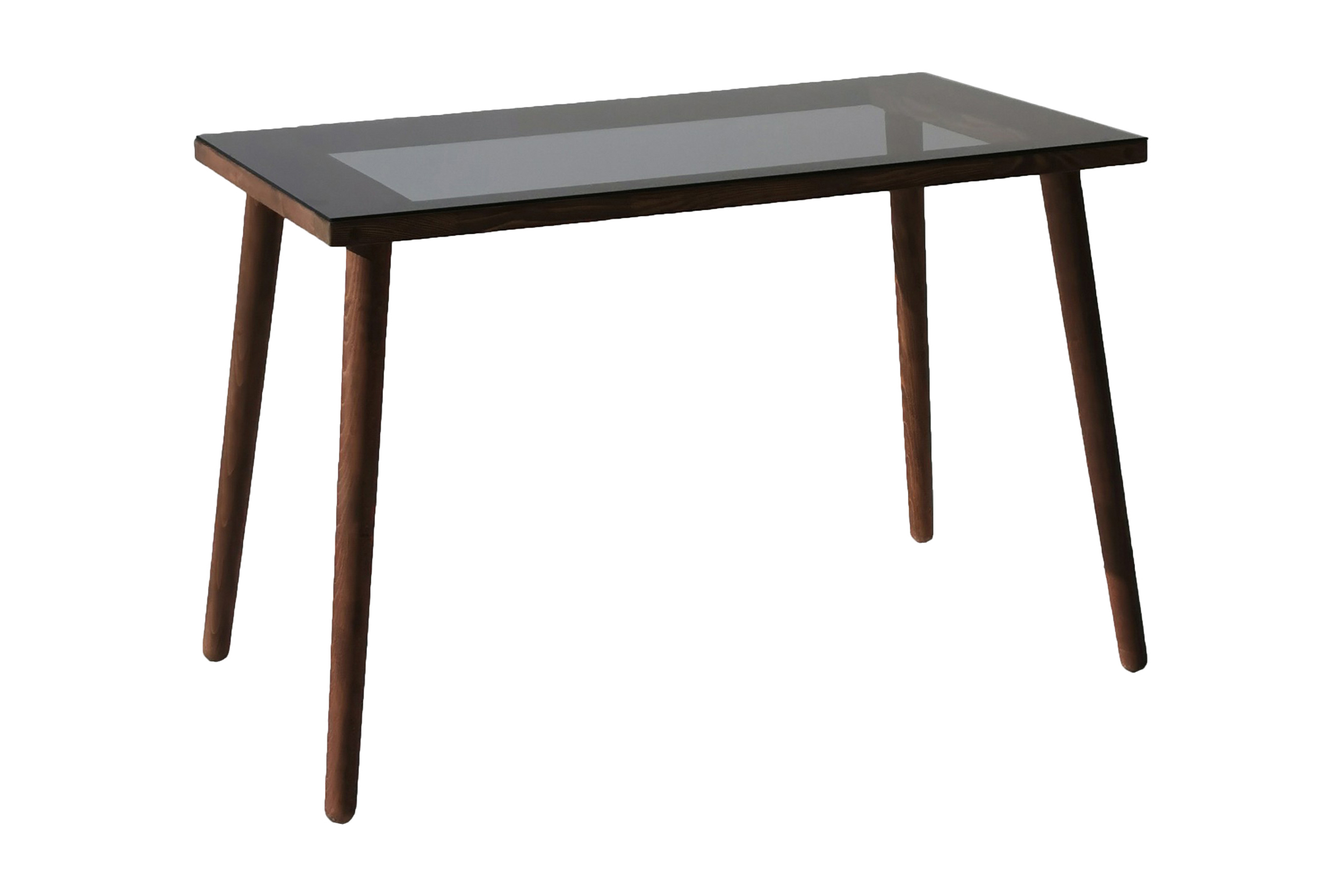 Skrivbord Vallsbo 110 cm Glas/Valnötsbrun