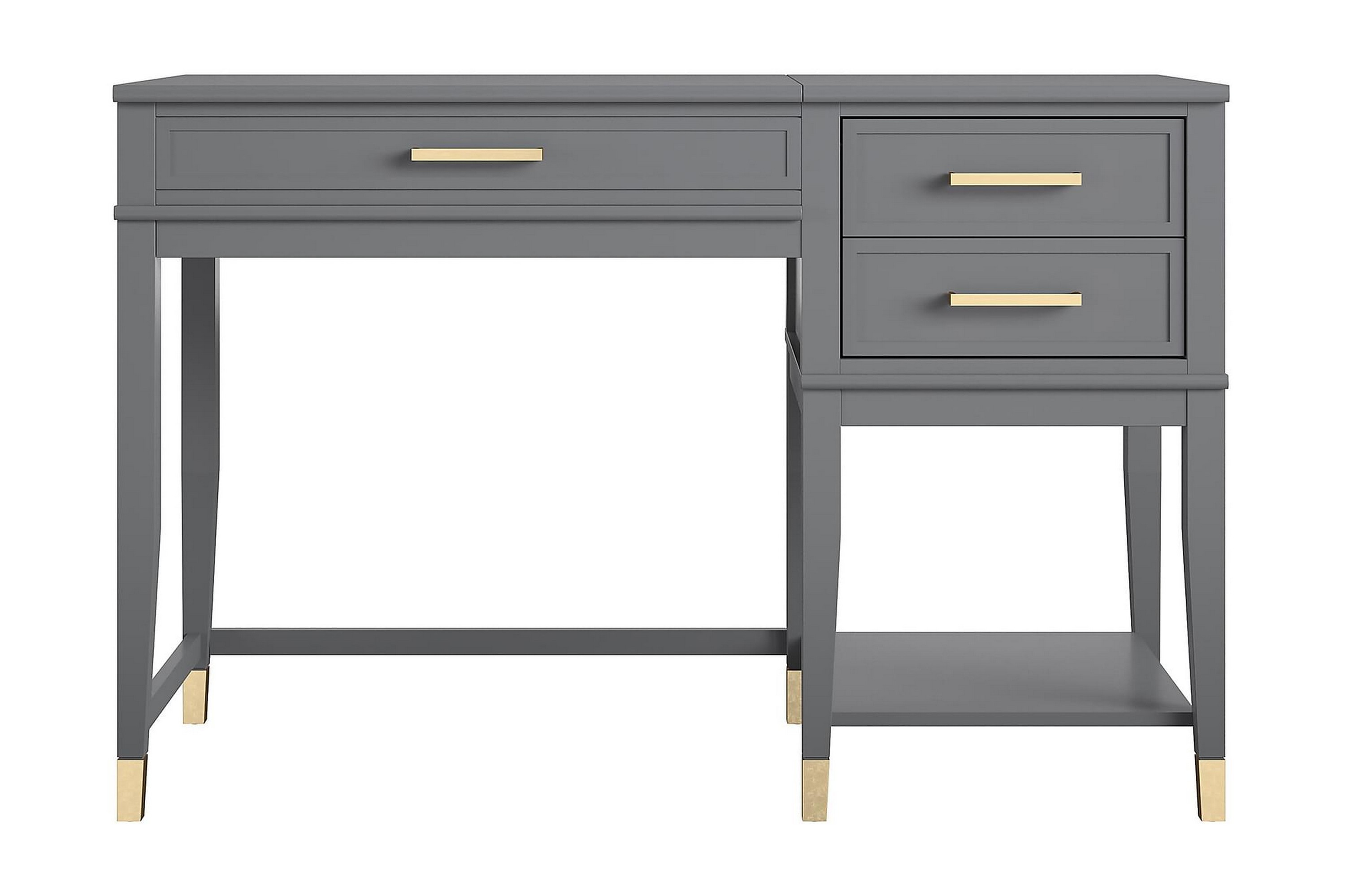 Skrivbord Westerleigh Höj-och Sänkbart 116cm Förvaring Lådor - CosmoLiving