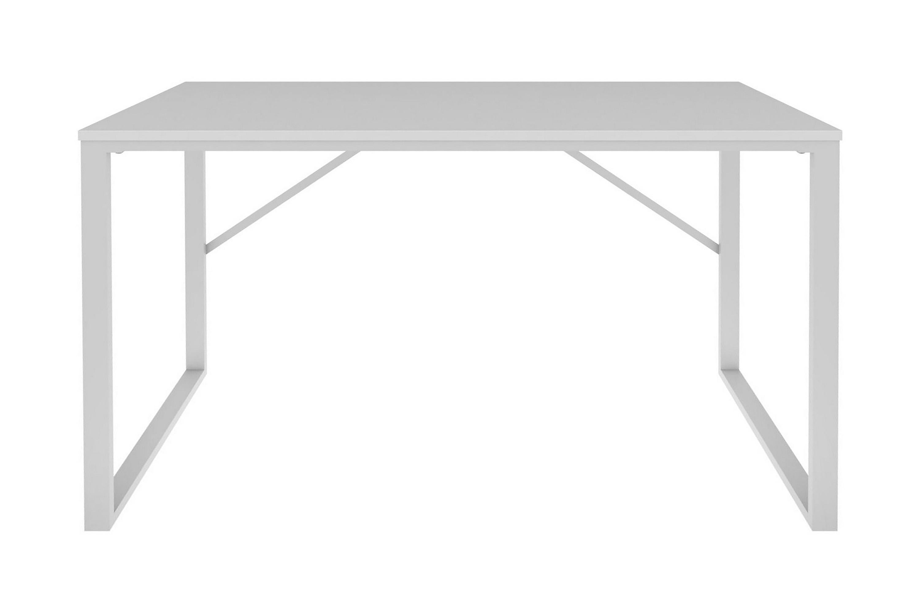 Skrivbord Wraphis 60x74x120 cm Vit