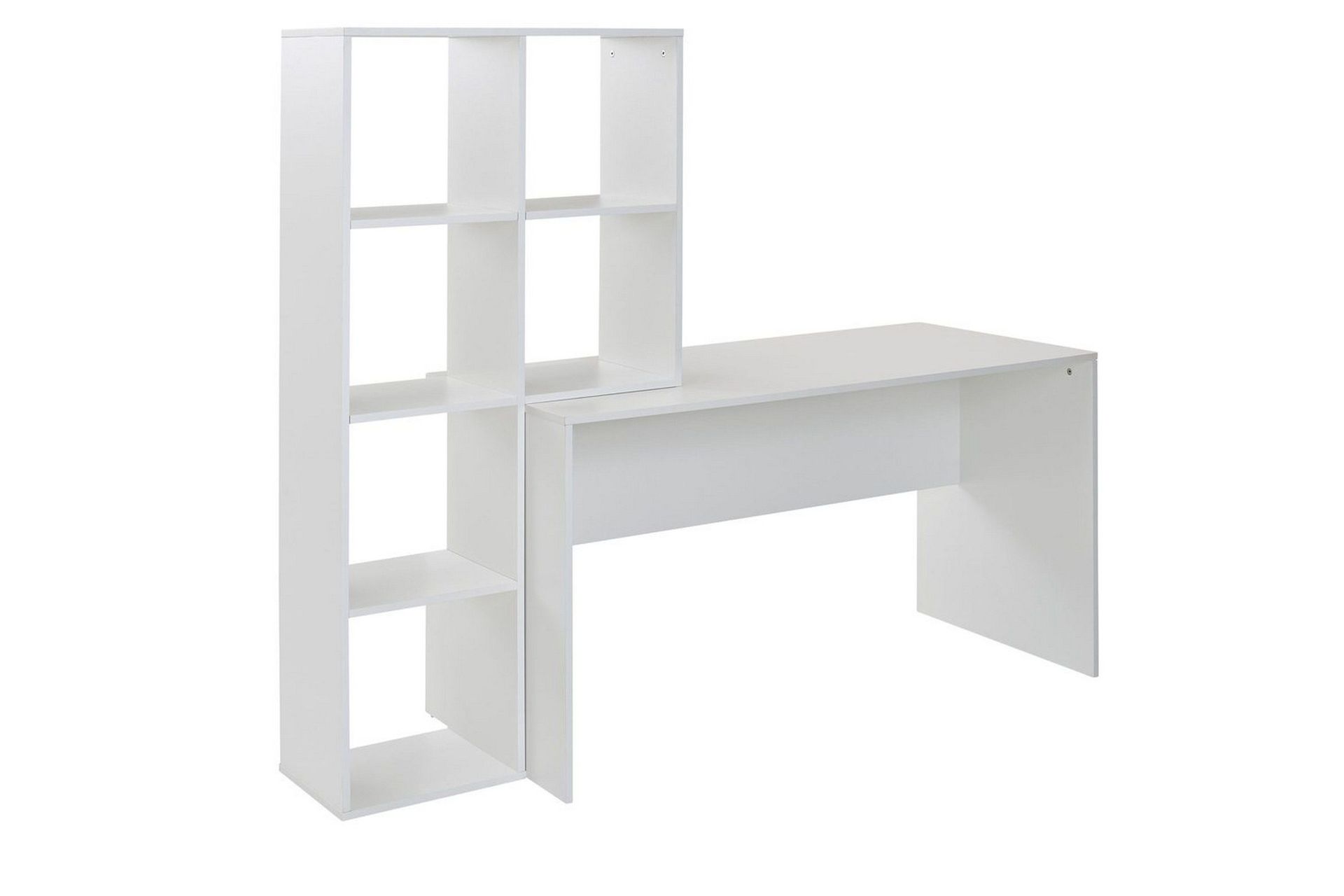 skrivbord wohnling med förvaringshylla 170 cm modern -