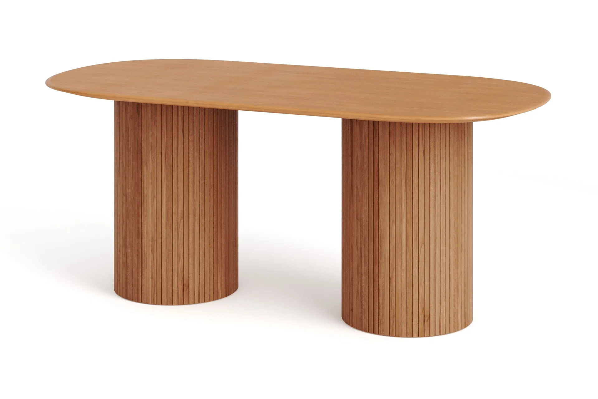 Kopparbo Matbord Oval 180x90 cm Fan&eacute;r - Ek