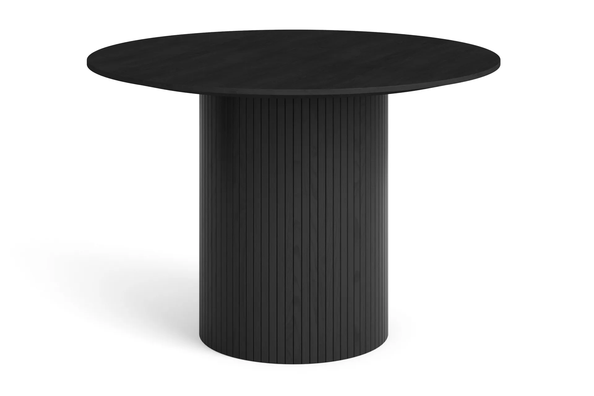 Kopparbo Runt Matbord 110 cm Fan&eacute;r - Svart