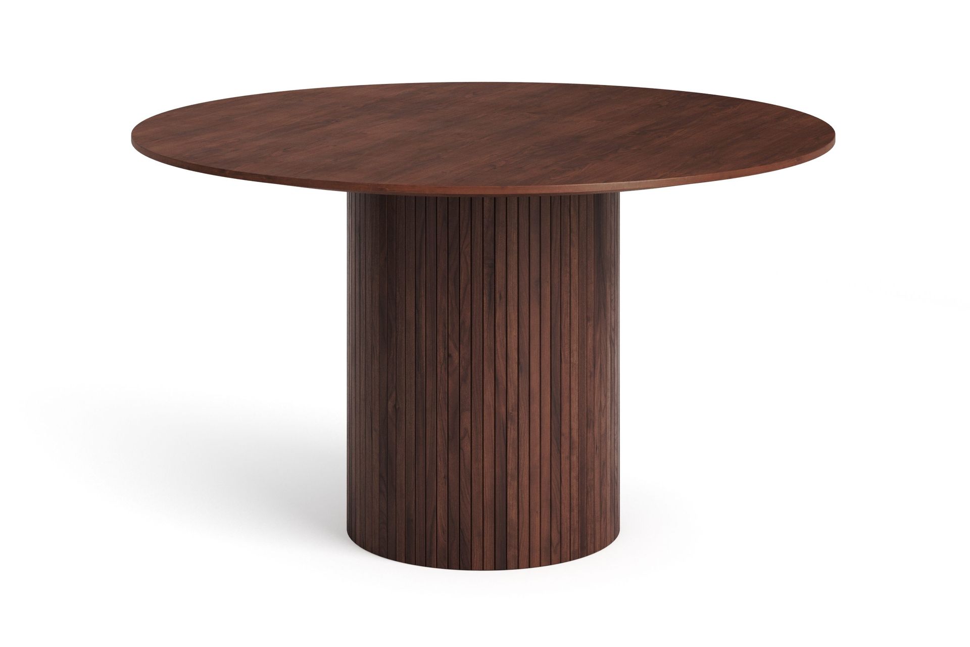 Kopparbo Runt Matbord 130 cm Fan&eacute;r - Valn&ouml;t