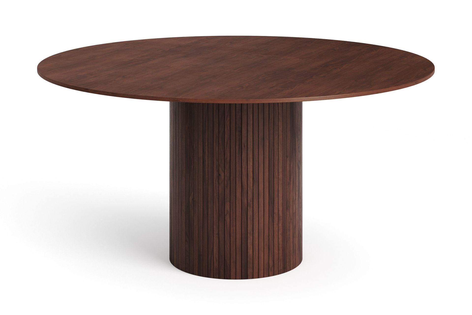 Kopparbo Runt Matbord 150 cm Fan&eacute;r - Valn&ouml;t