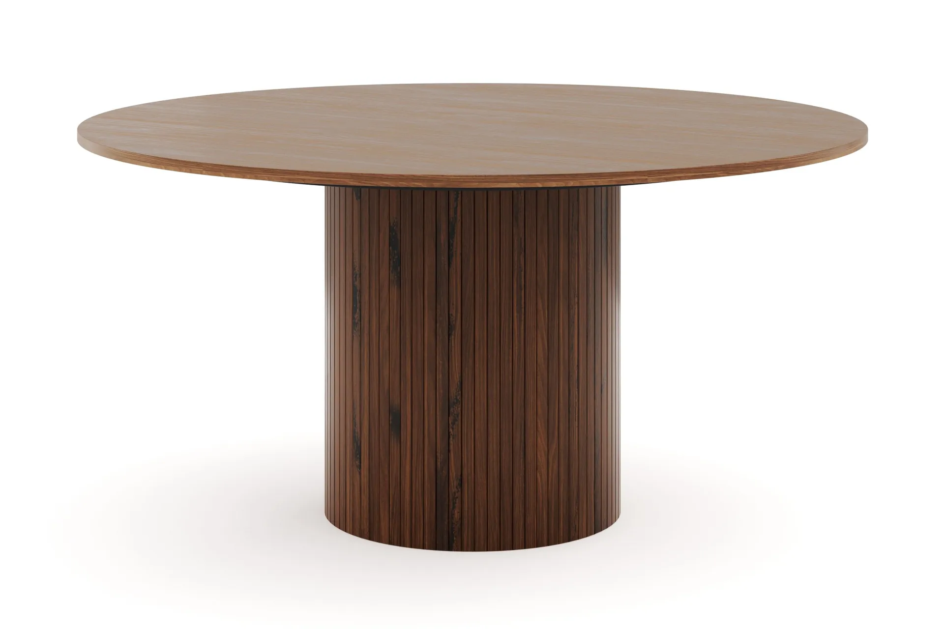 kopparbo runt matbord 150 cm - valnöt