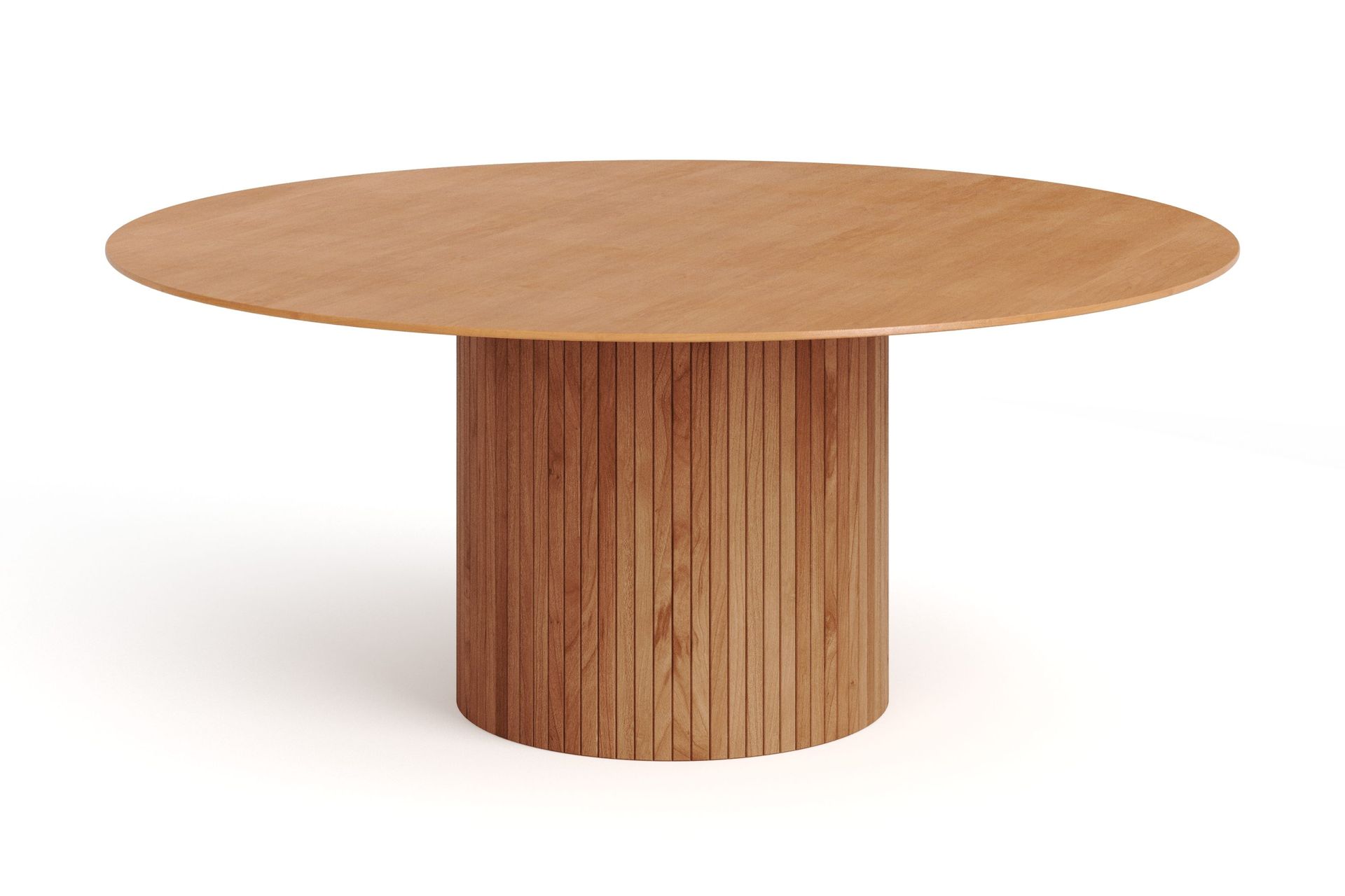 Kopparbo Runt Matbord 180 cm Fanér - Ek