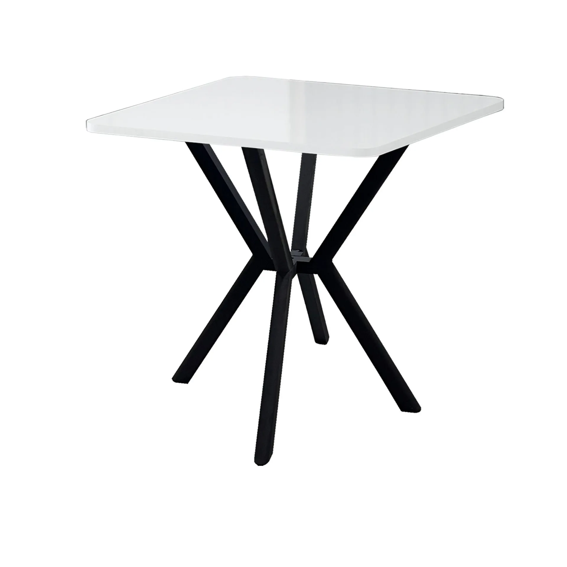 Krylor Matbord 70 cm Kvadratisk - Vit