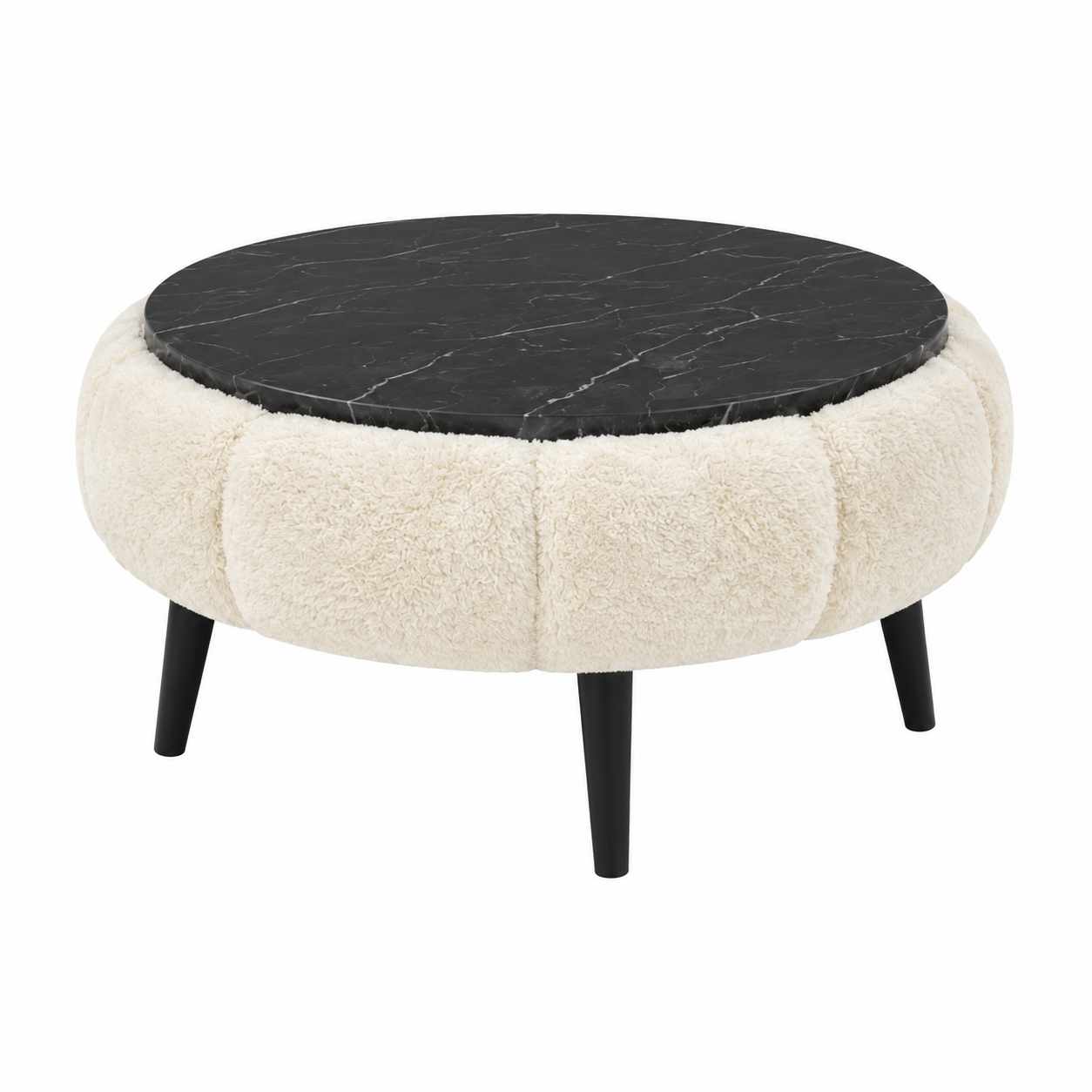 Kundu Soffbord Rund 60 cm Bubblig -