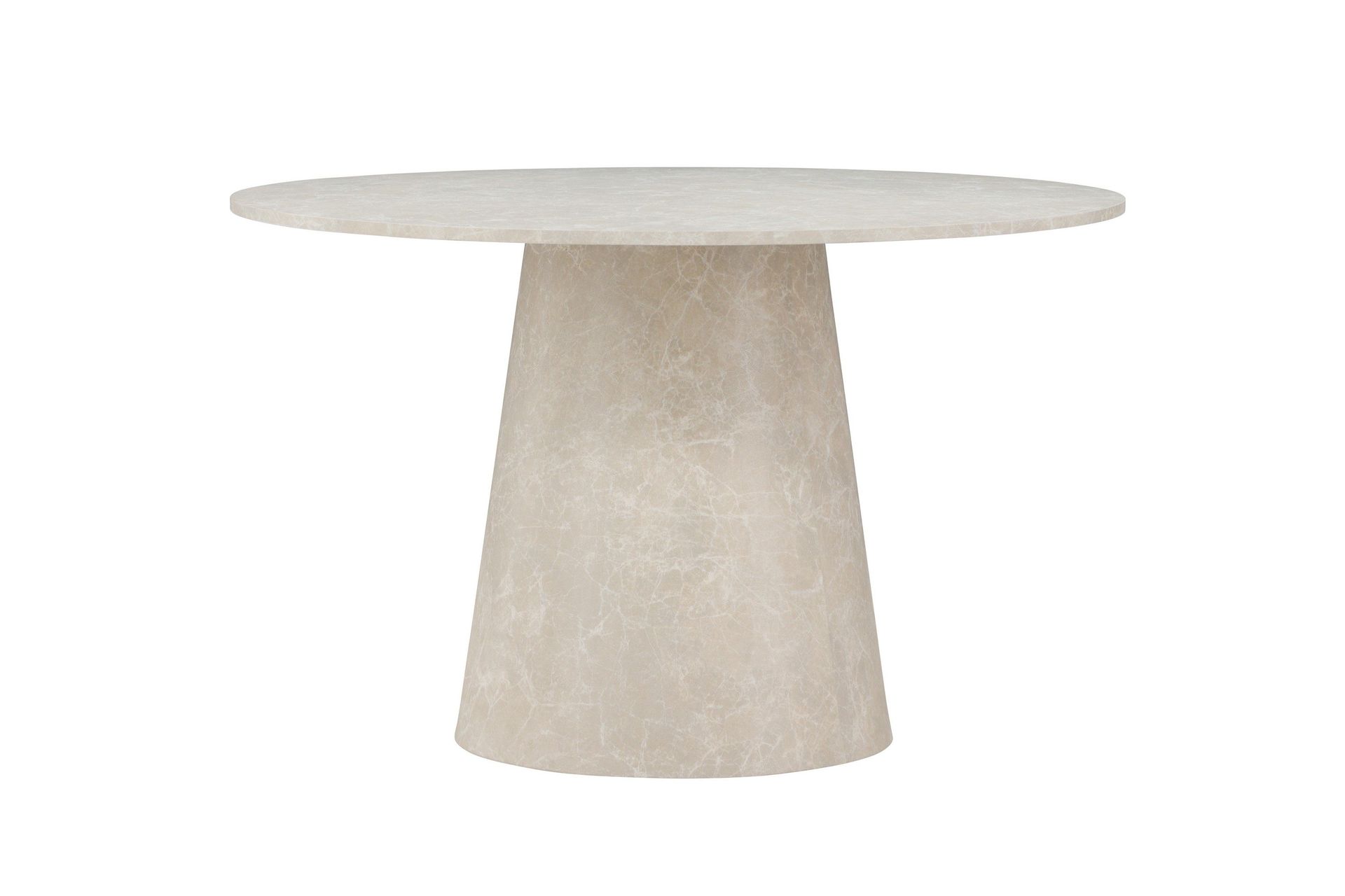 Lanzo Matbord 120 cm Rund - Beige