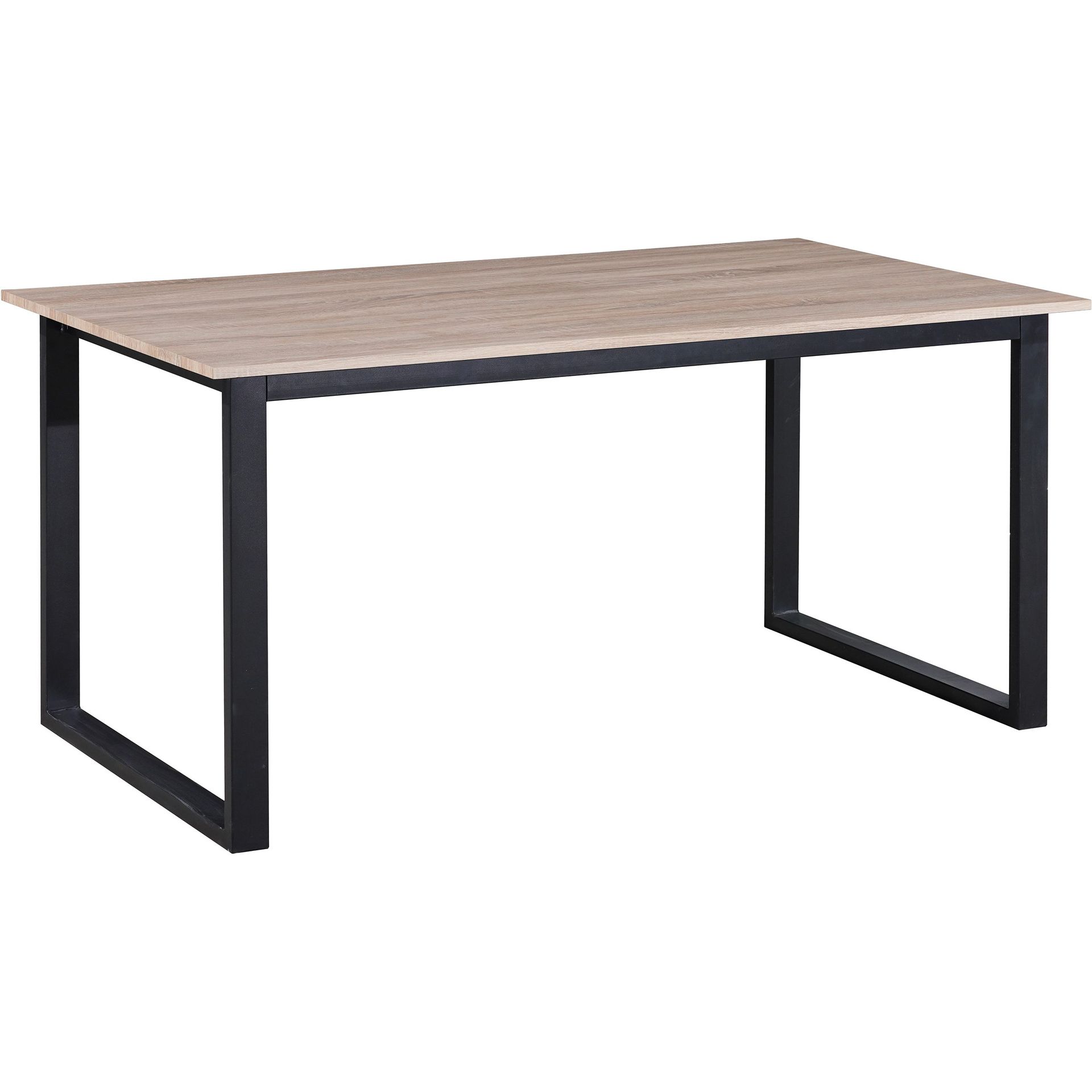Luton Matbord 160x90 cm - Ek och svart
