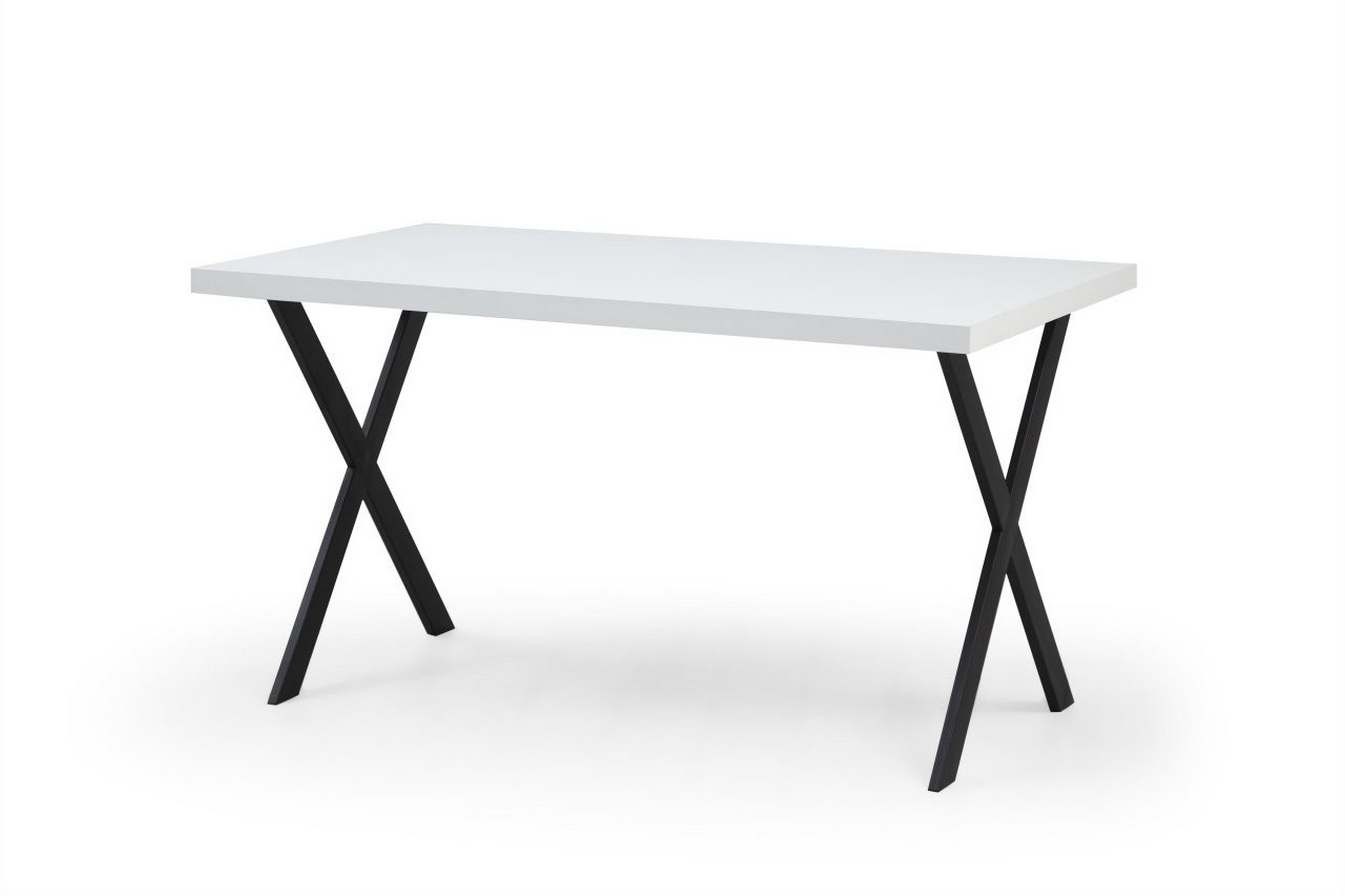 Matbord Brayn 139 cm Rektangulär Vit