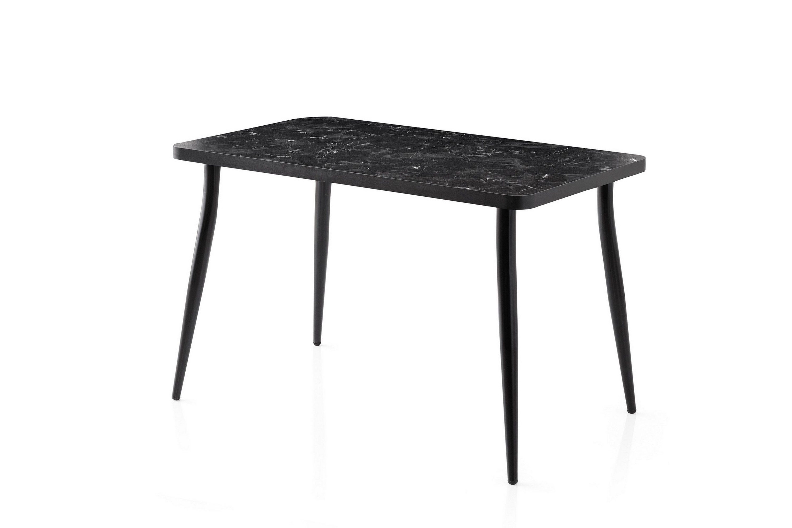 Matbord Cambodia 120 cm Rektangulär Svart
