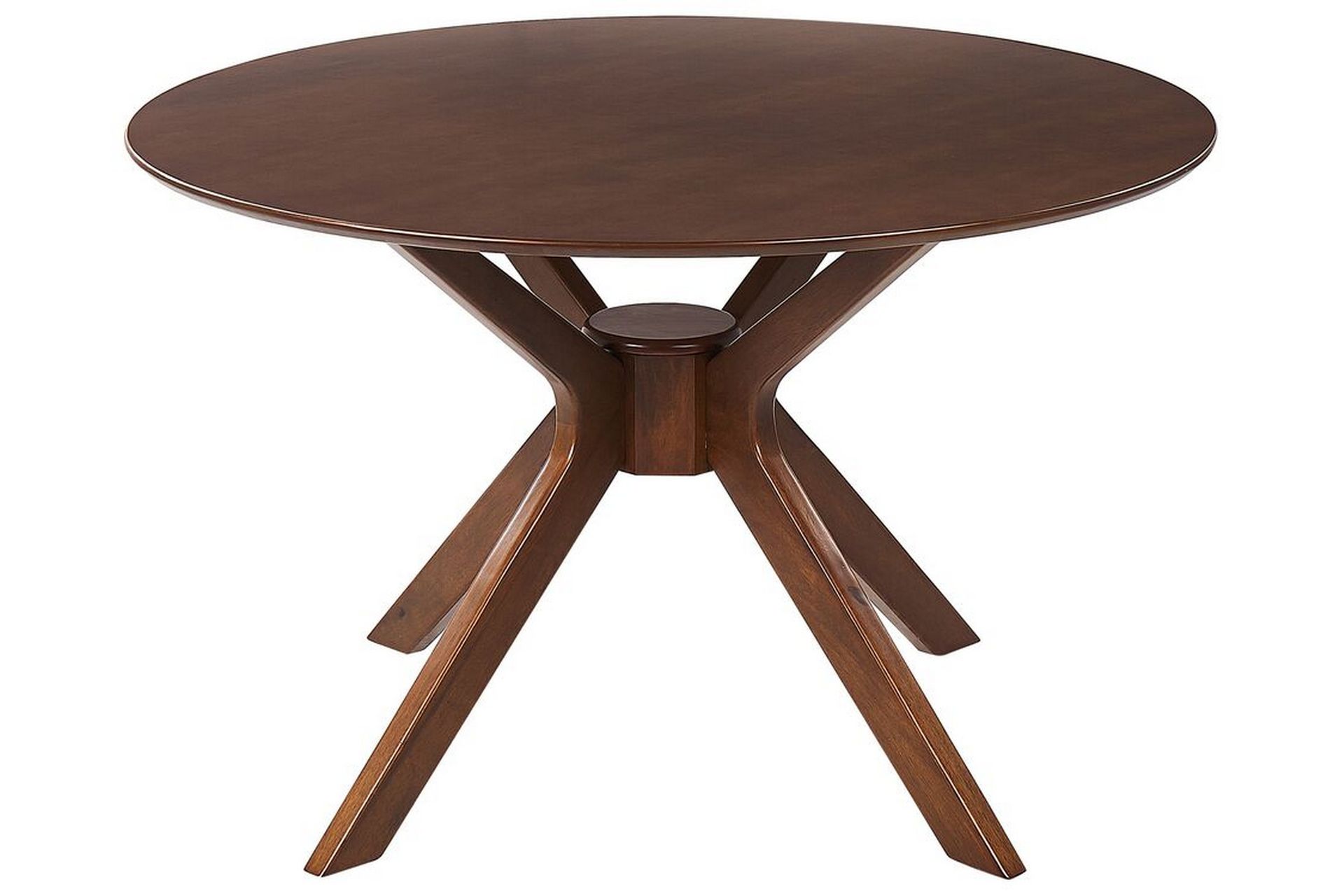 Matbord Deloraine 120 cm Rund - M&ouml;rkbrun