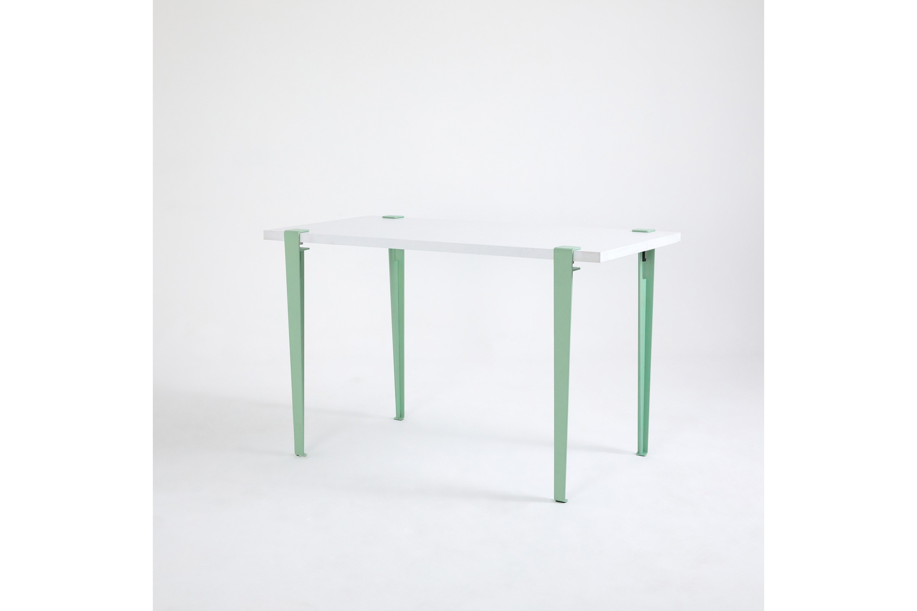 Matbord Eurotas 120x60 cm Vit/BlåGrön Hanah Home