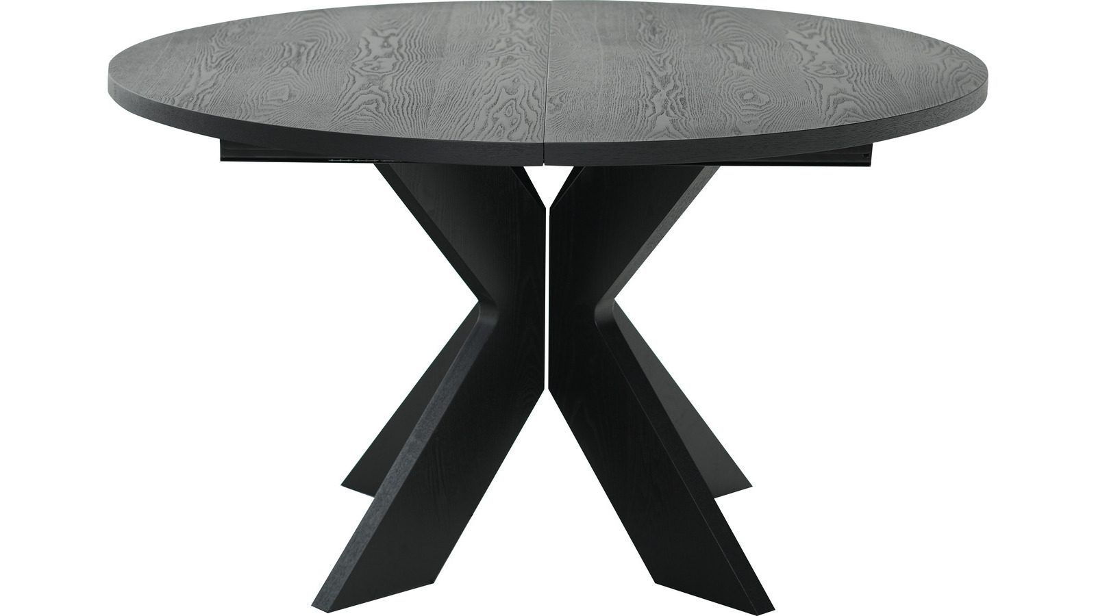 Matbord Fjorden Med 2 tillägg 130 cm - Svart