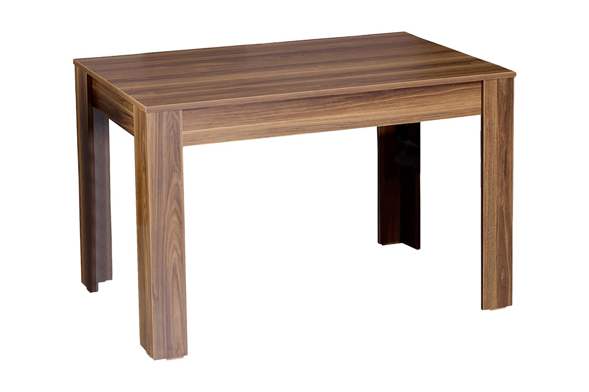 Comfortale Rektangul&auml;rt Matbord 120 cm i Tr&auml; med Ekutseende - Brun