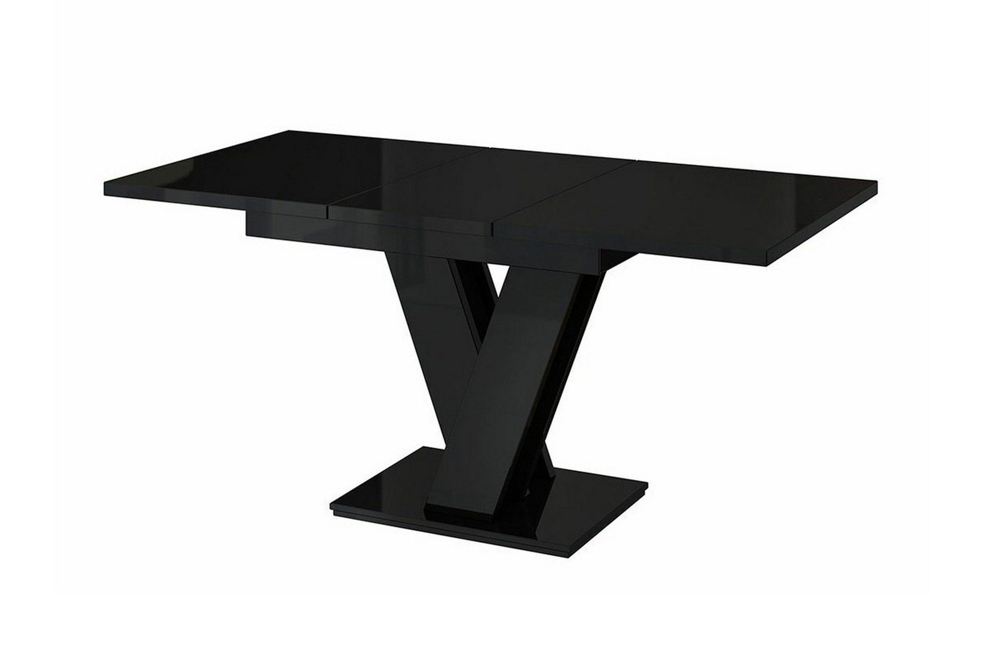 Denogal Matbord 80 cm Black high gloss