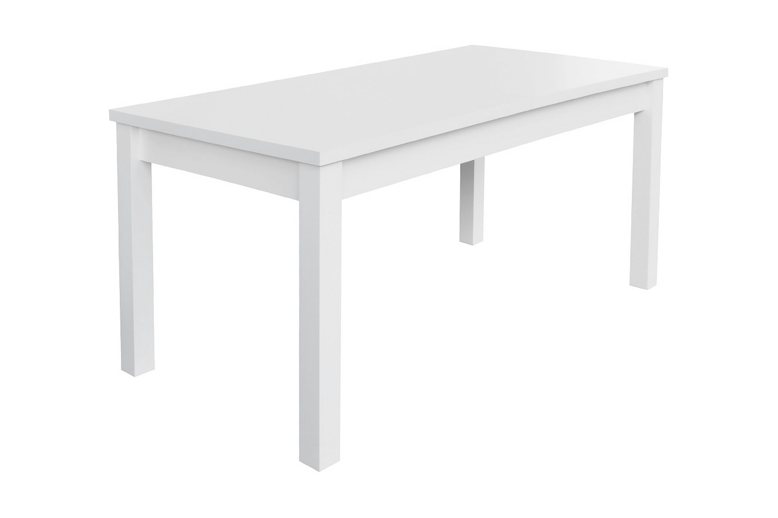 Förlängningsbart Matbord Tabell 160x80x78 cm - Vit