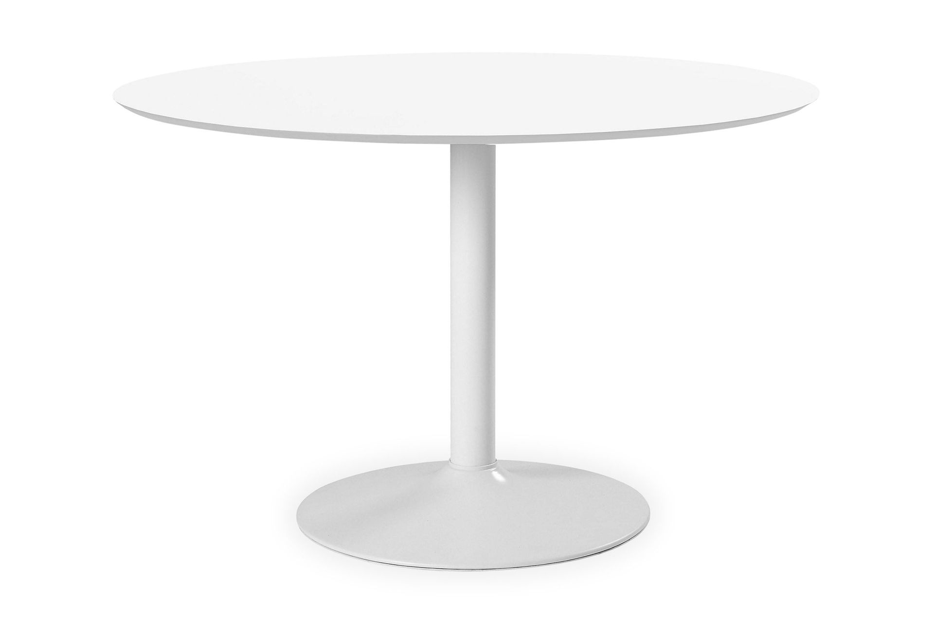 Ibiza Matbord 110 cm Runt - Vit
