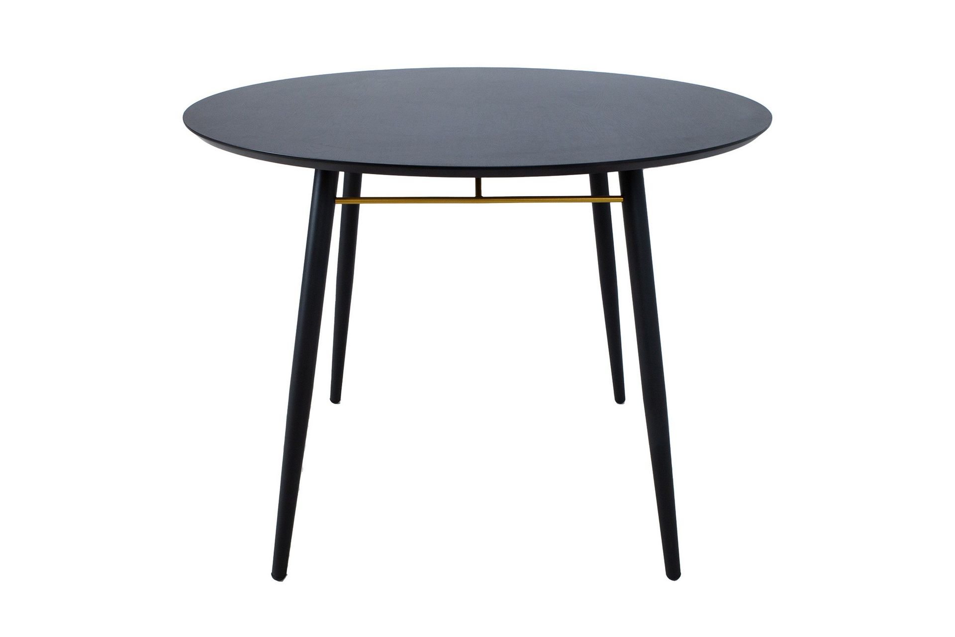 Luxemburg Matbord 100 cm Svart/Kopper -