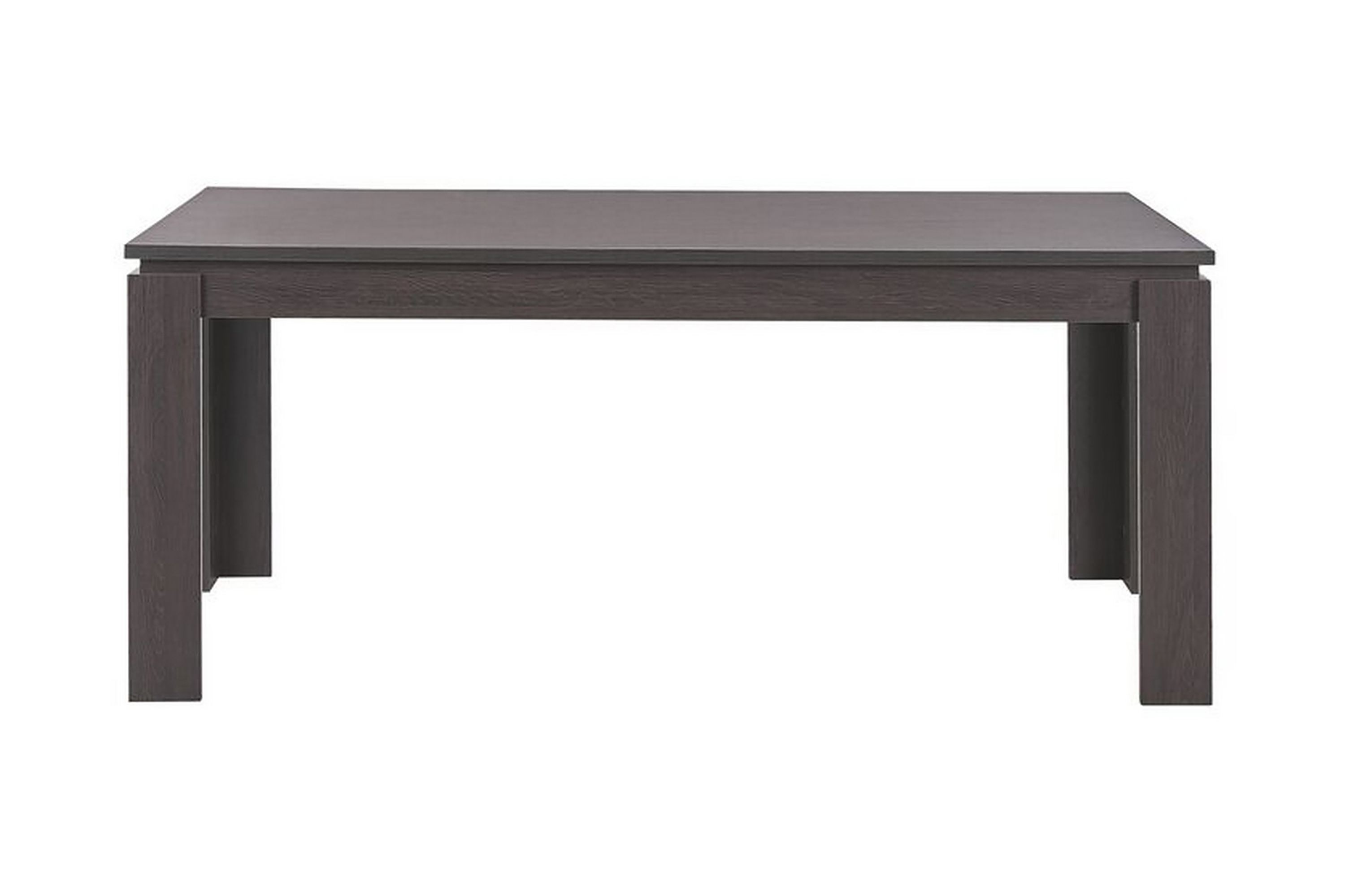 Matbord 180 x 90 cm mörkträVITON Grå