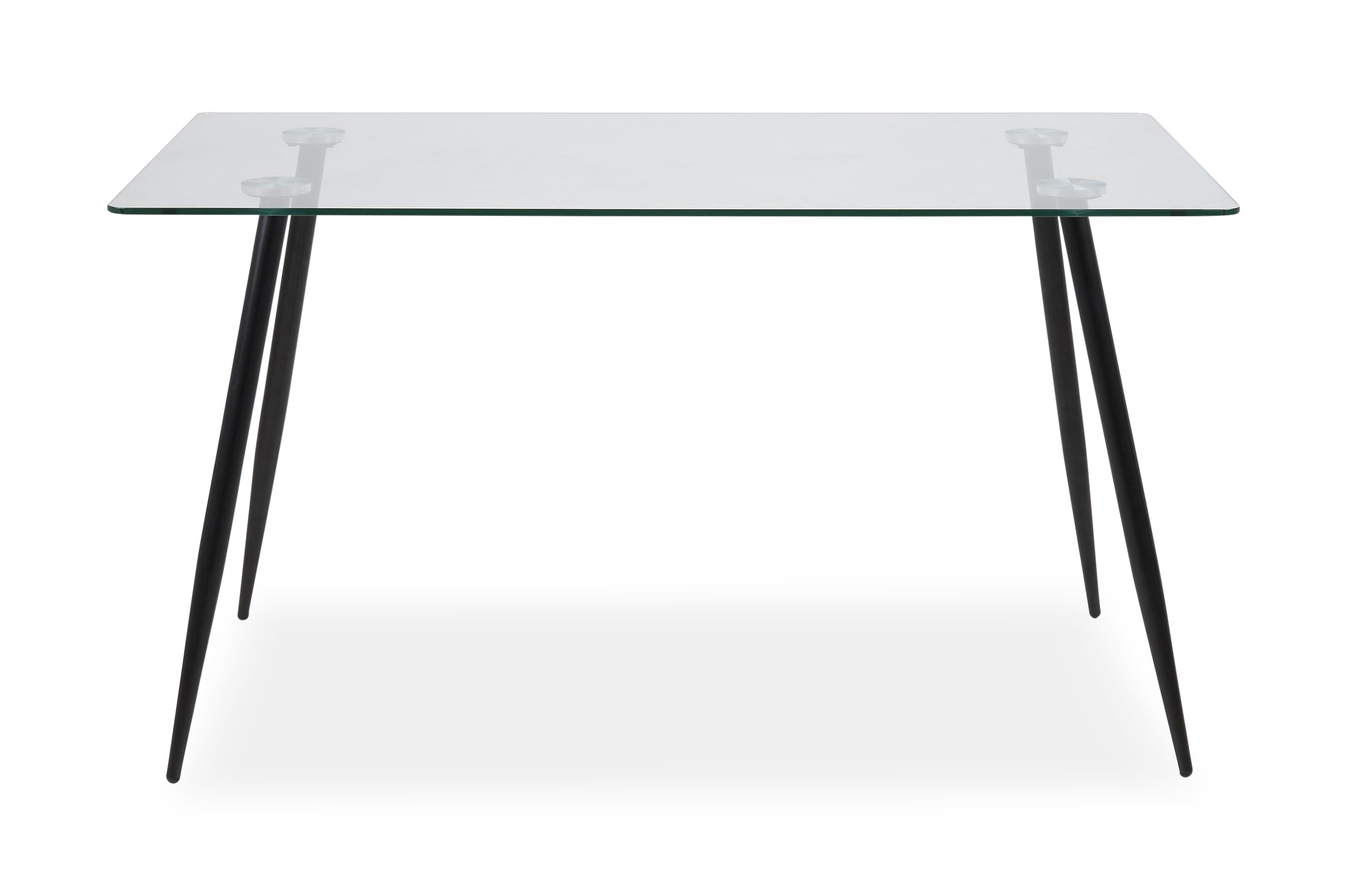 Matbord Angelo 140 cm GlasSvart