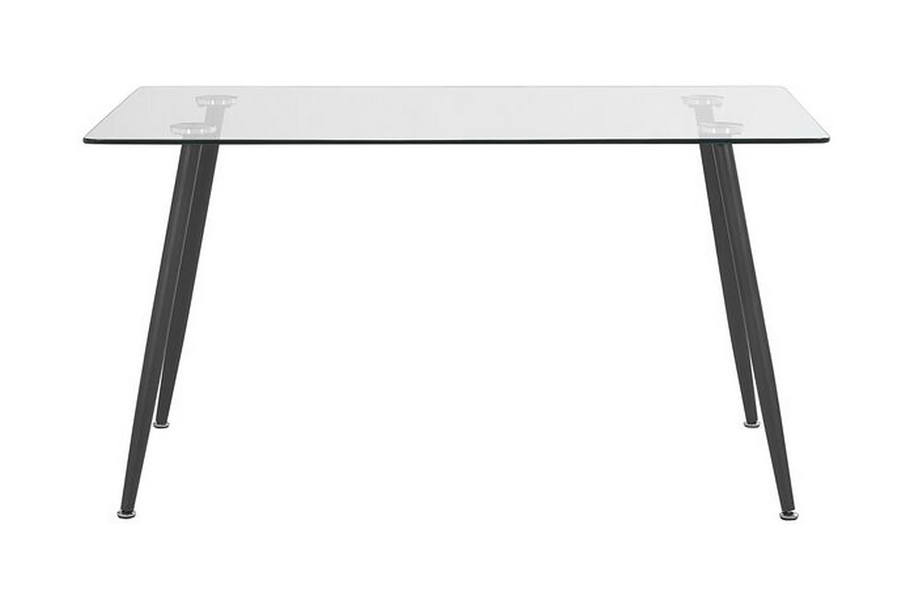 Matbord Awenda 140 cm Glas/Svart