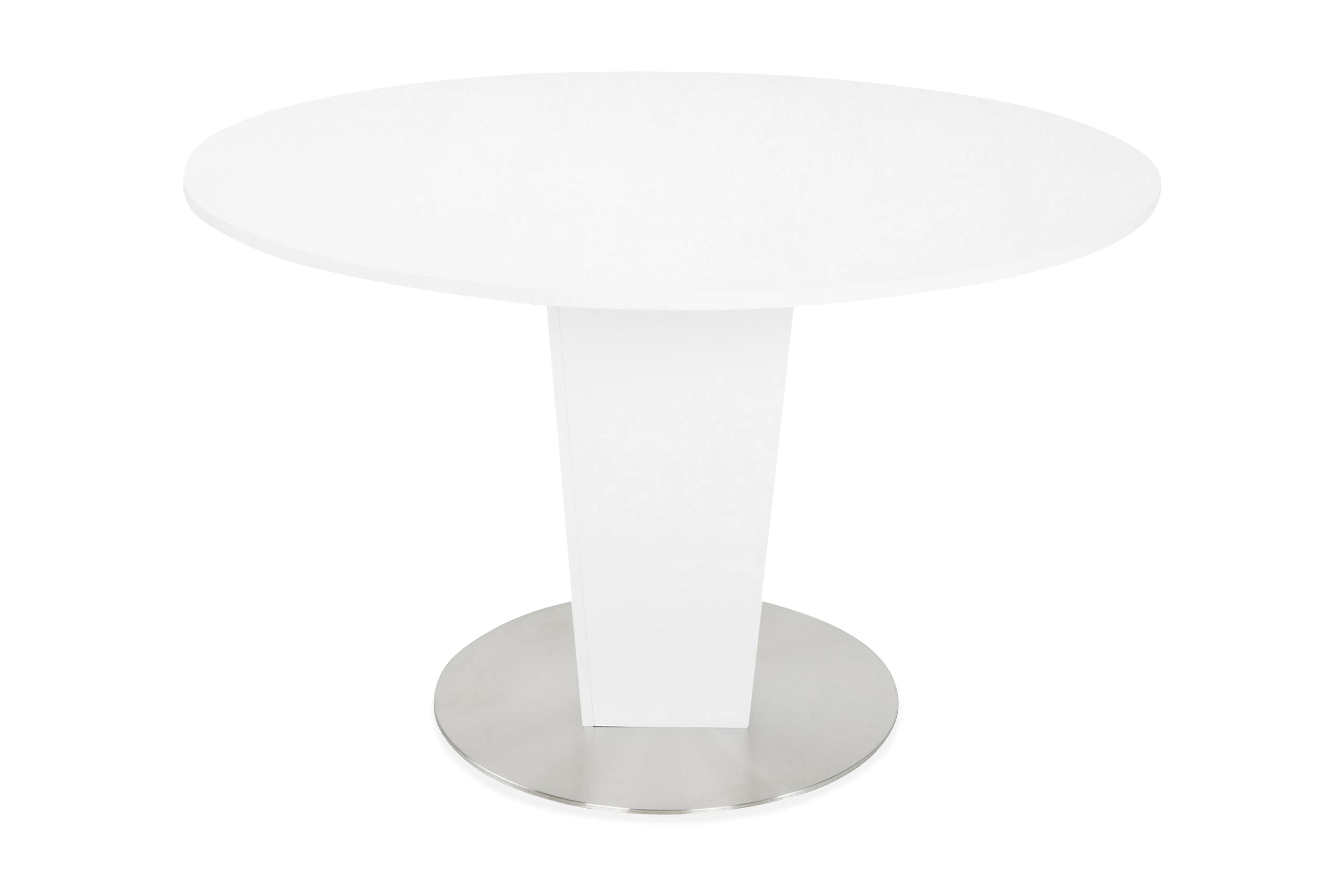 Matbord Blocco 120 cm Runt Vit